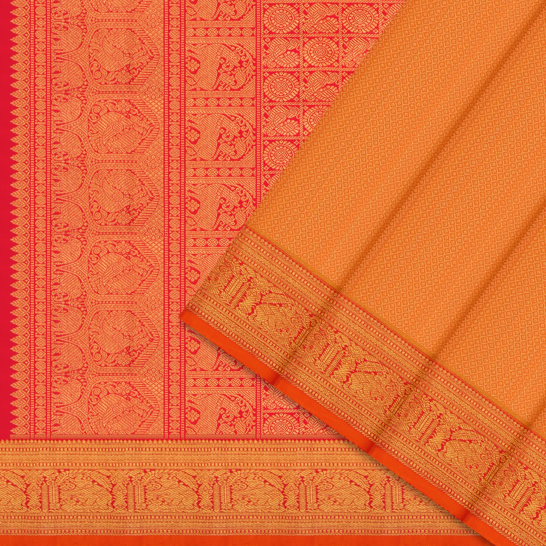 Kanakavalli Kanjivaram Silk Sari 25-110-HS001-02374 - Cover View