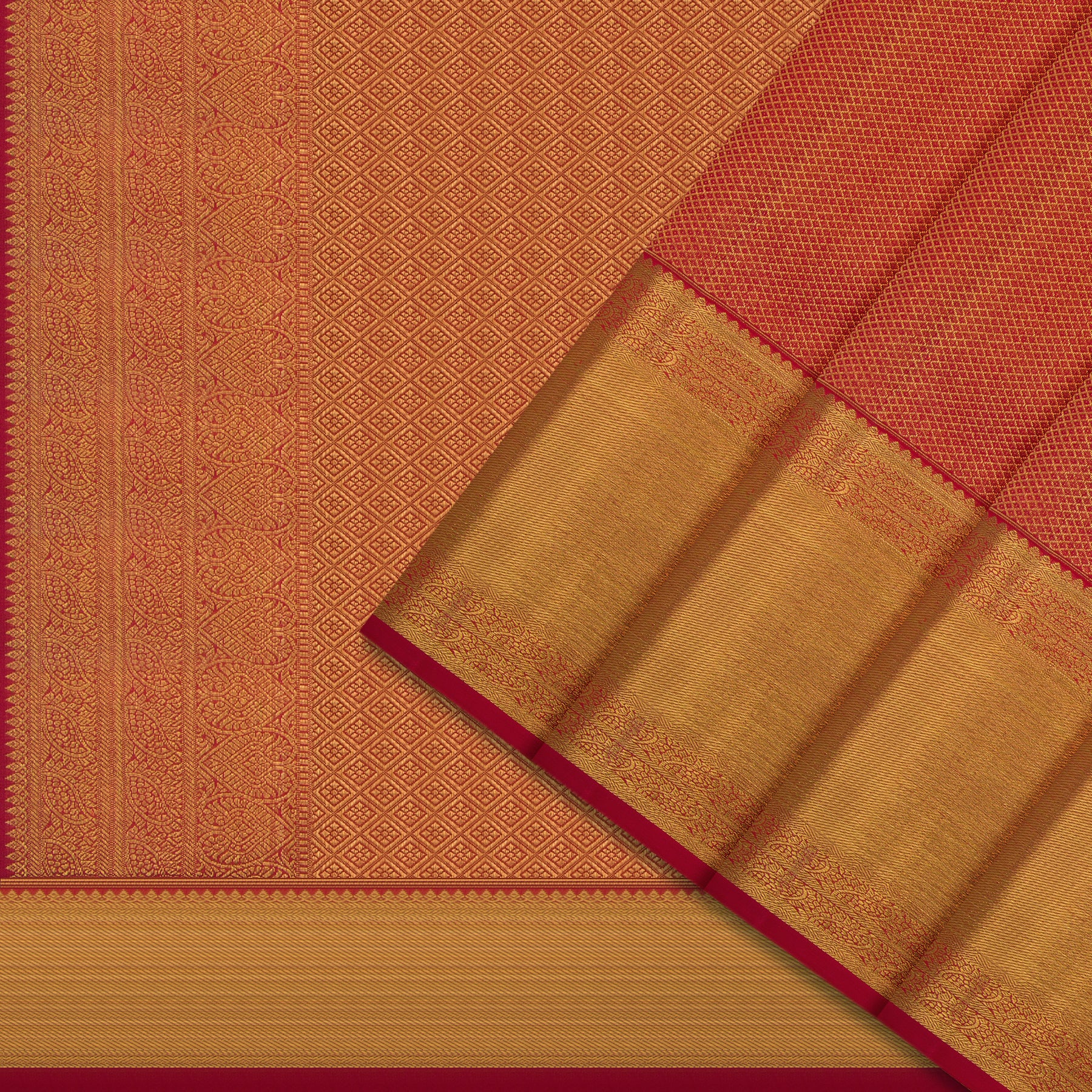 Kanakavalli Kanjivaram Silk Sari 25-110-HS001-02388 - Cover View