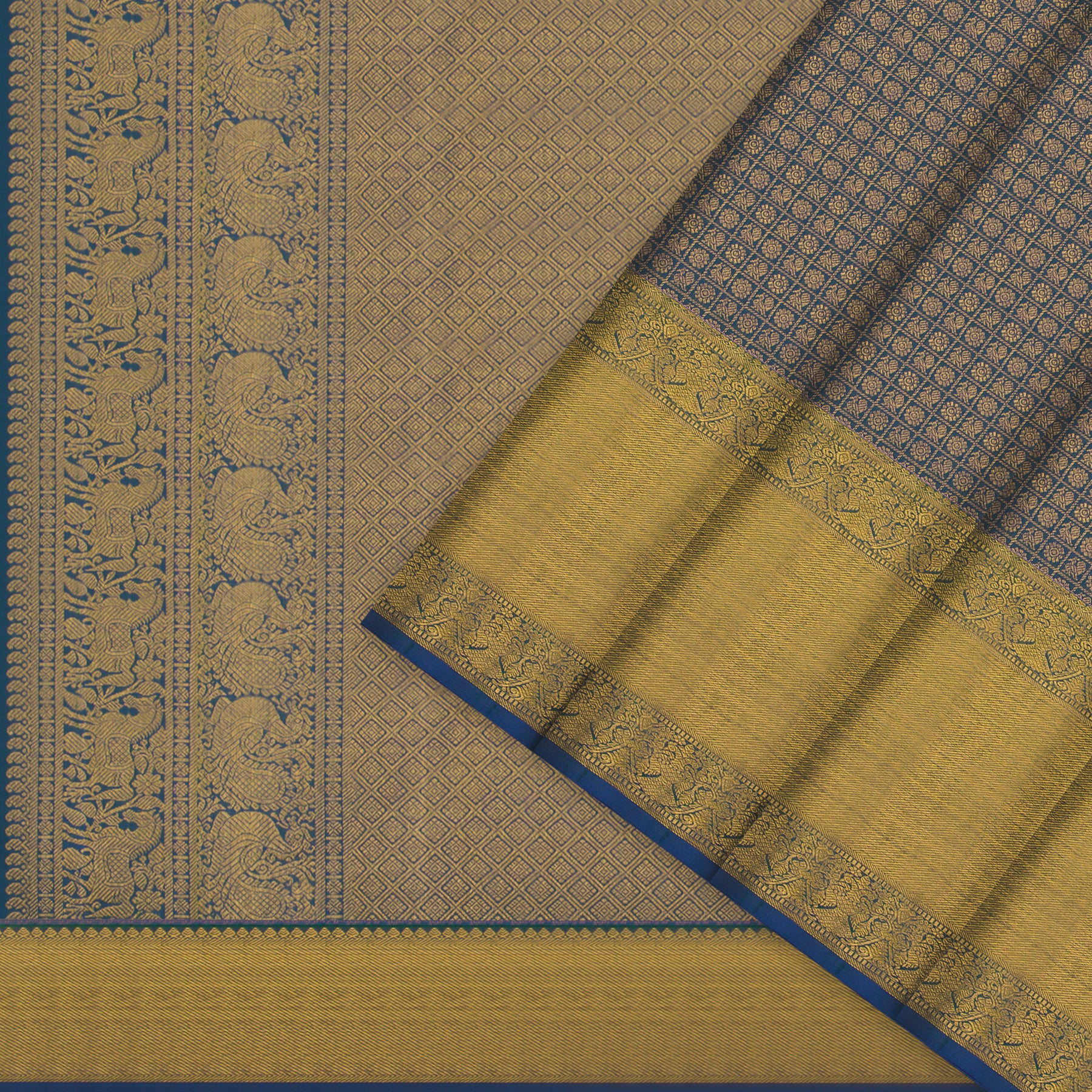 Kanakavalli Kanjivaram Silk Sari 25-110-HS001-02391 - Cover View