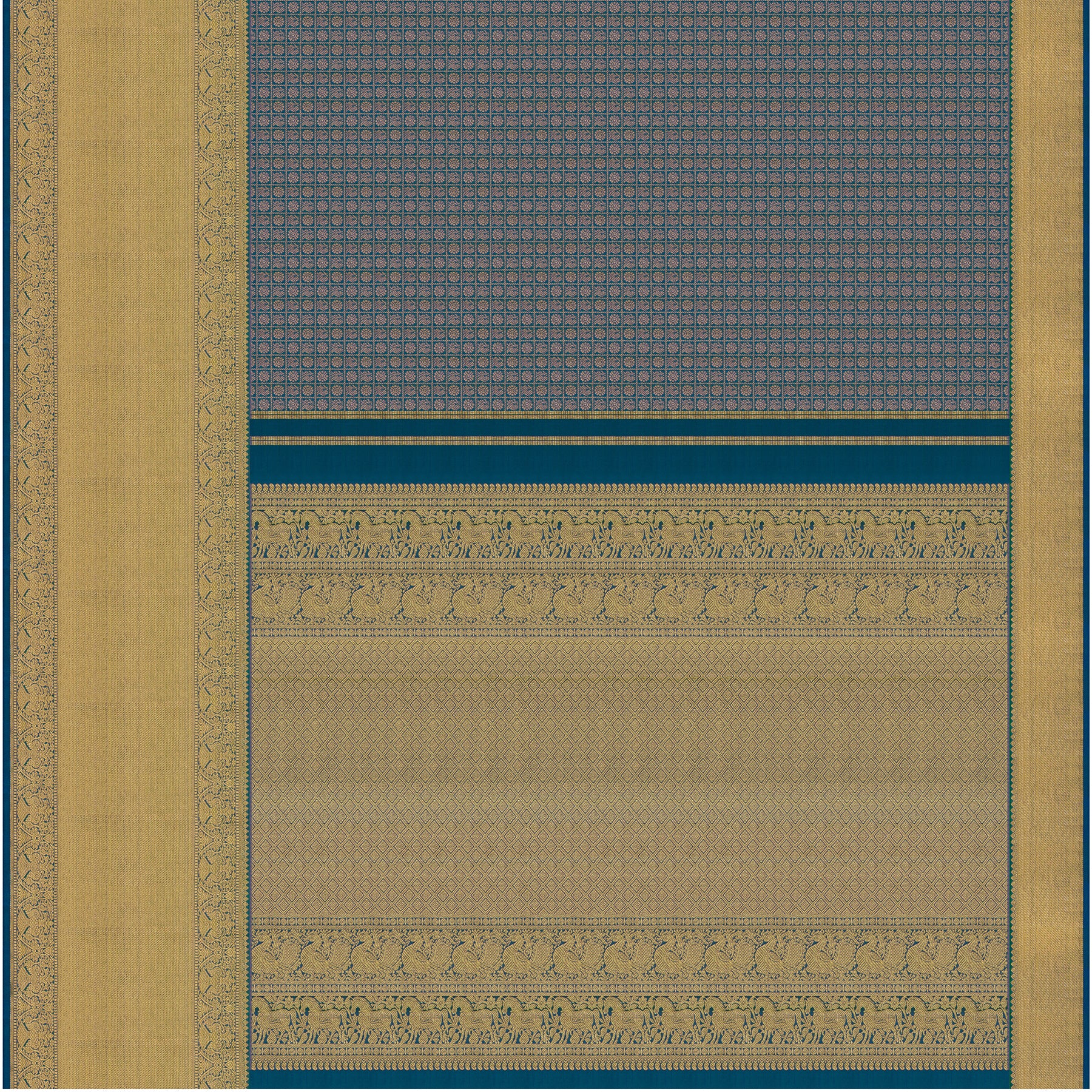 Kanakavalli Kanjivaram Silk Sari 25-110-HS001-02391 - Full View