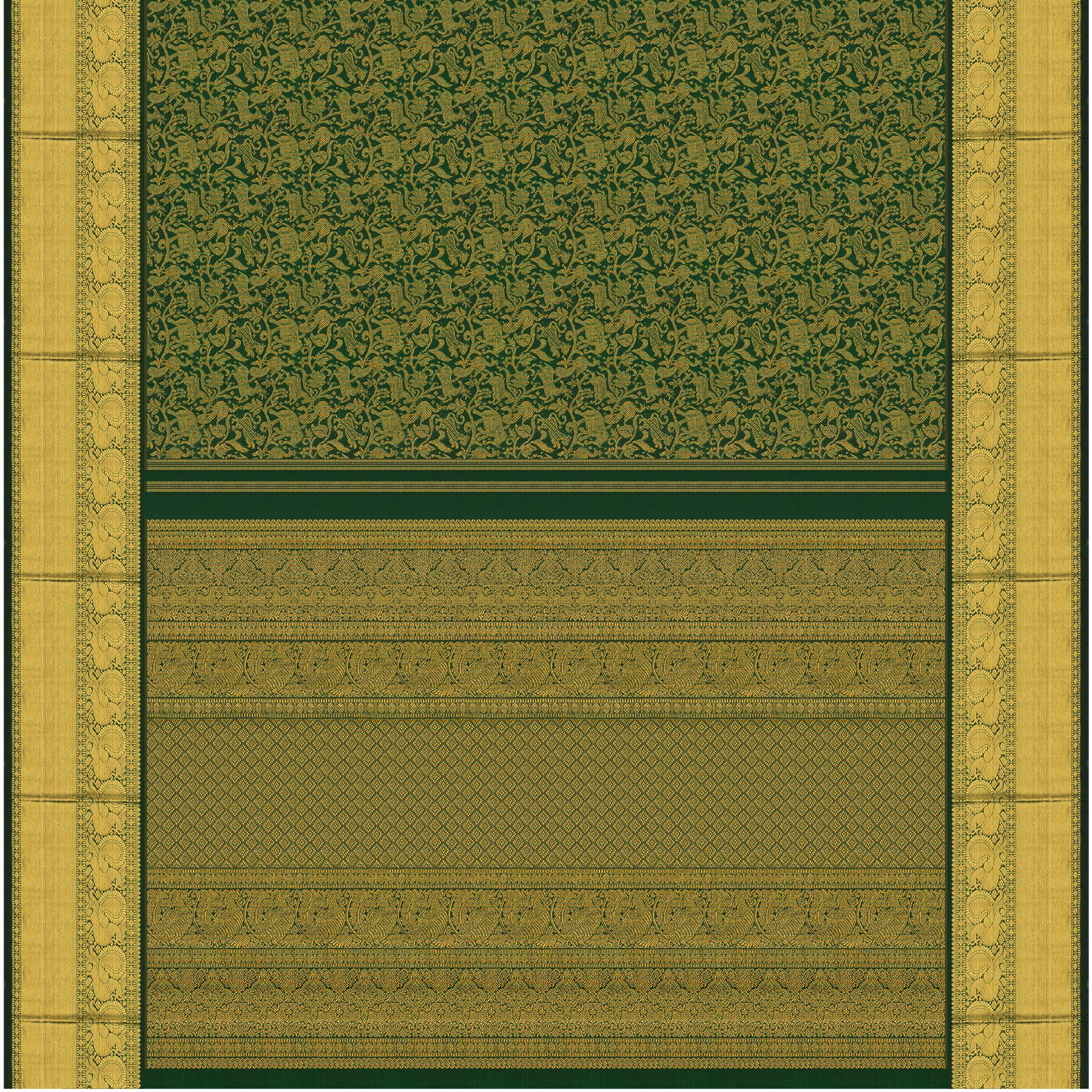 Kanakavalli Kanjivaram Silk Sari 25-110-HS001-02393 - Full View