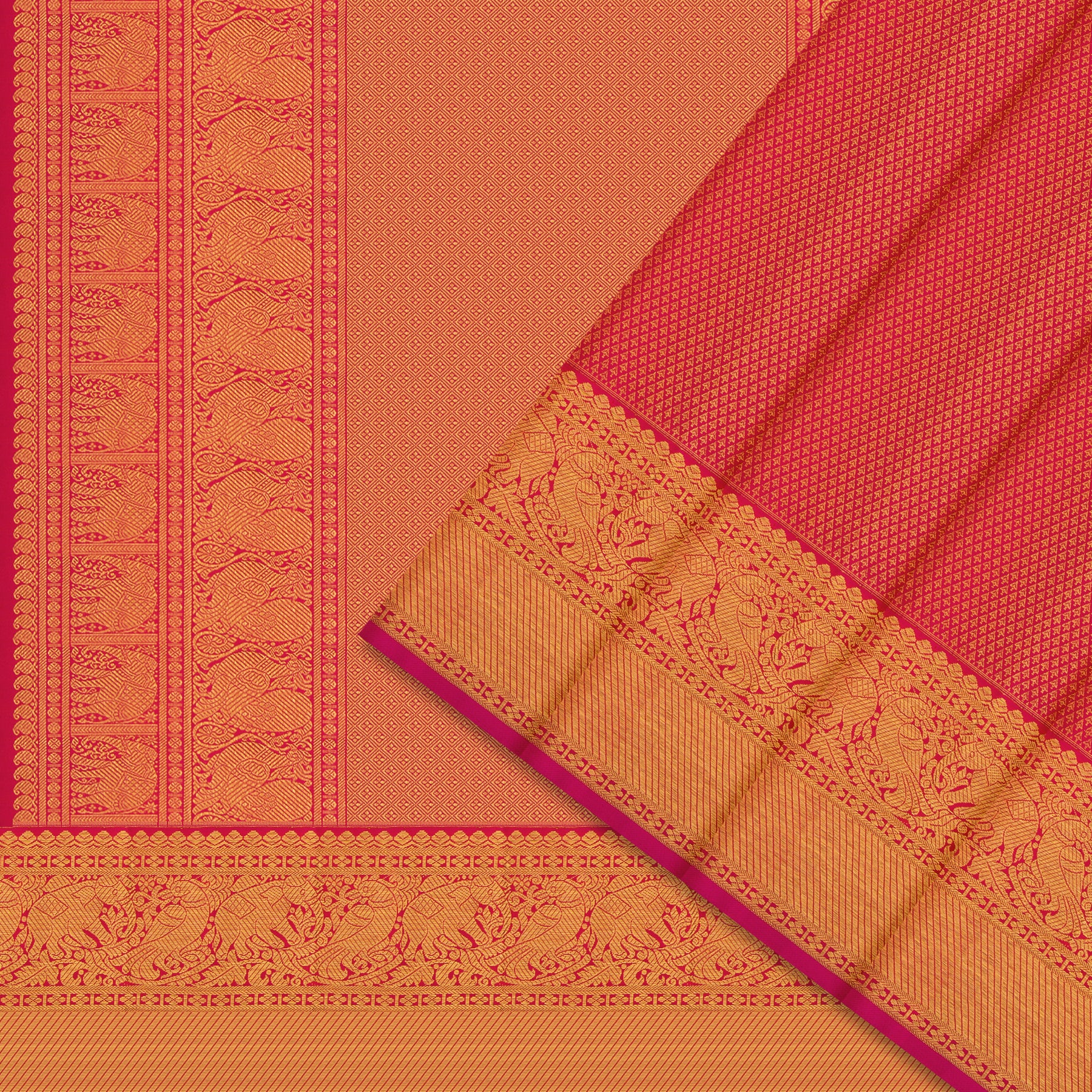 Kanakavalli Kanjivaram Silk Sari 25-110-HS001-02407 - Cover View
