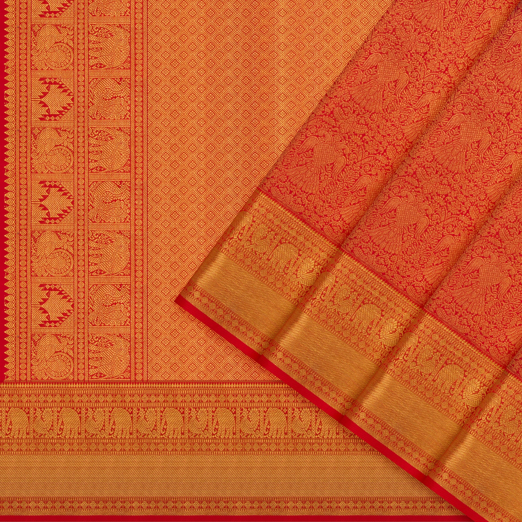 Kanakavalli Kanjivaram Silk Sari 25-110-HS001-02412 - Cover View