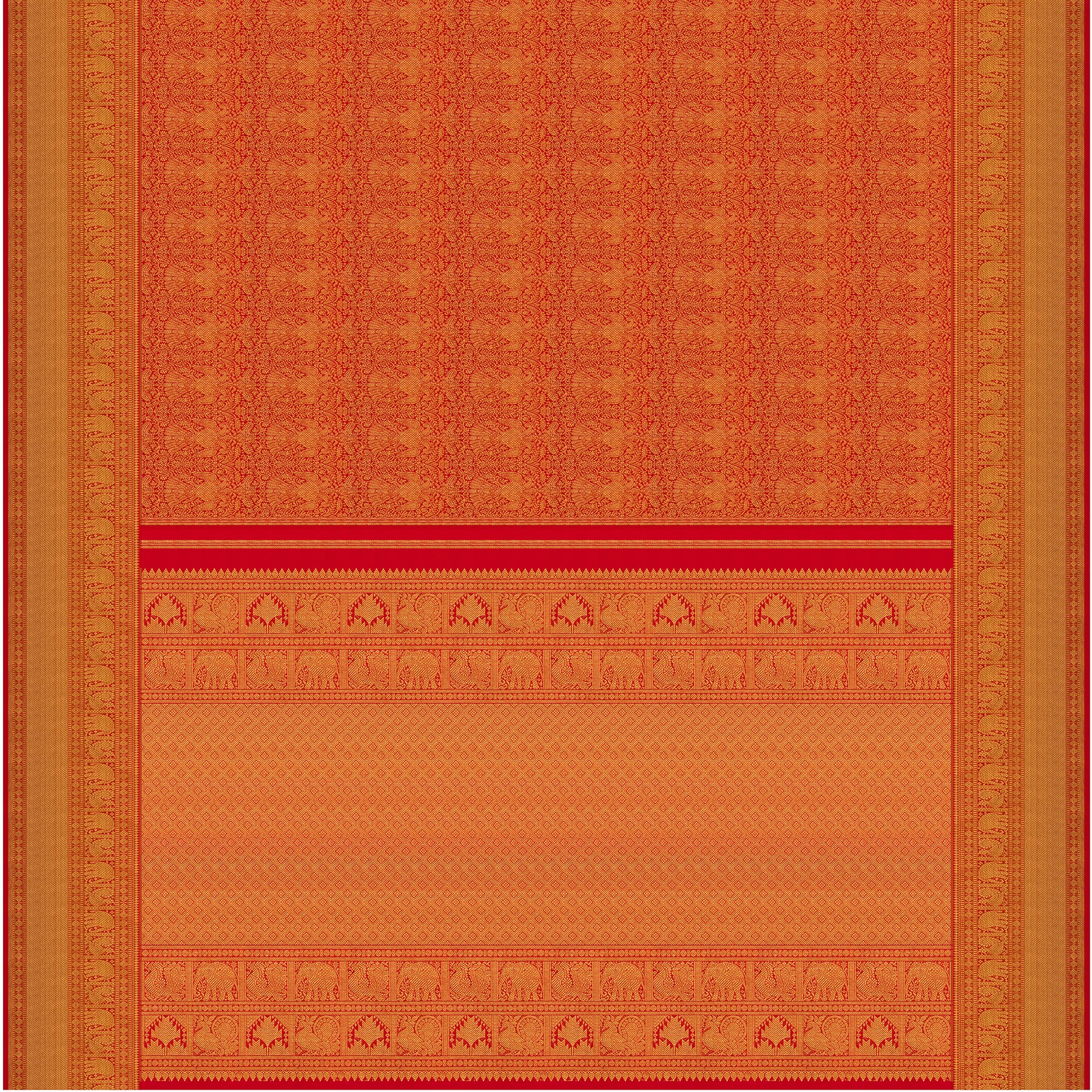 Kanakavalli Kanjivaram Silk Sari 25-110-HS001-02412 - Full View