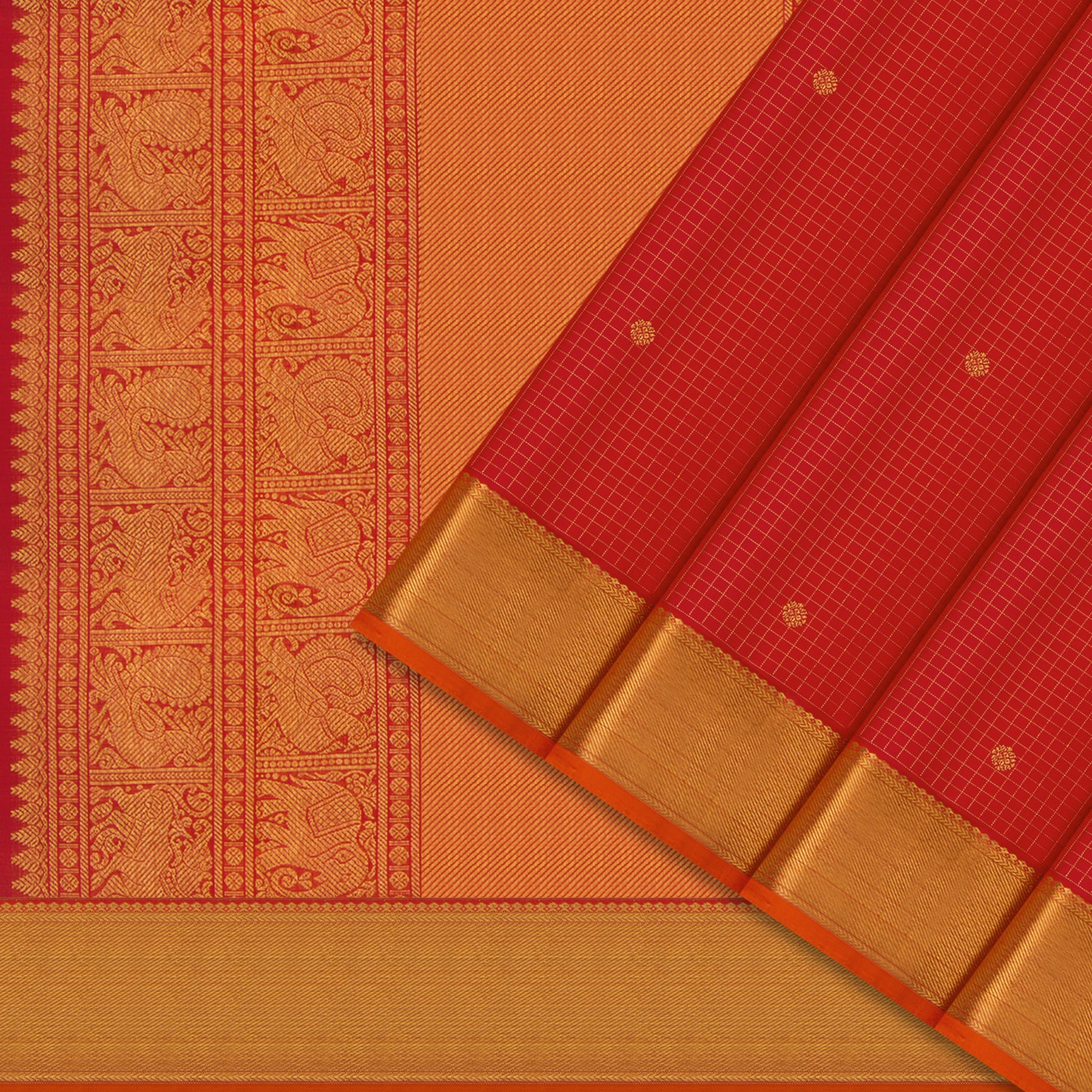 Kanakavalli Kanjivaram Silk Sari 25-110-HS001-02426 - Cover View