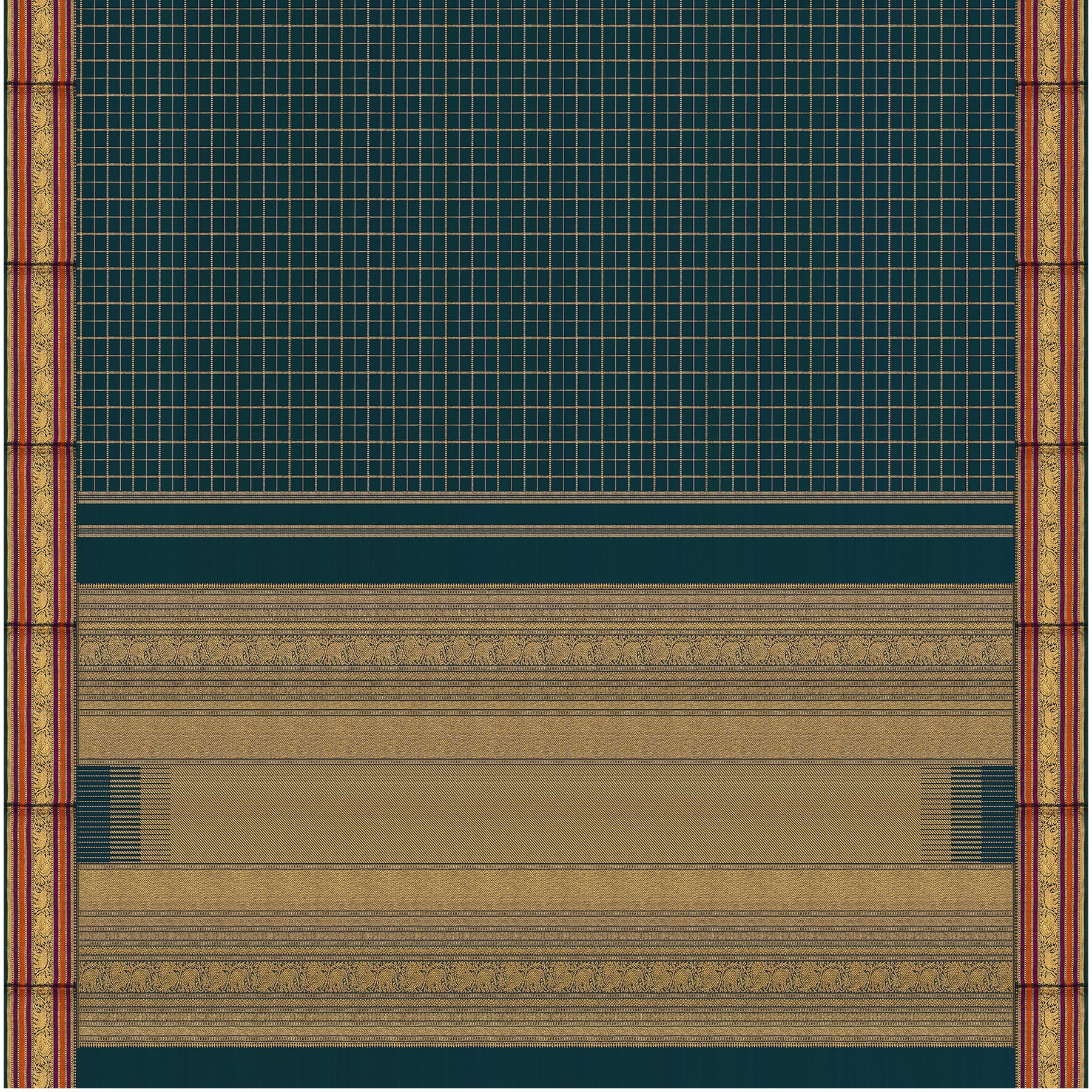 Kanakavalli Kanjivaram Silk Sari 25-110-HS001-02438 - Full View