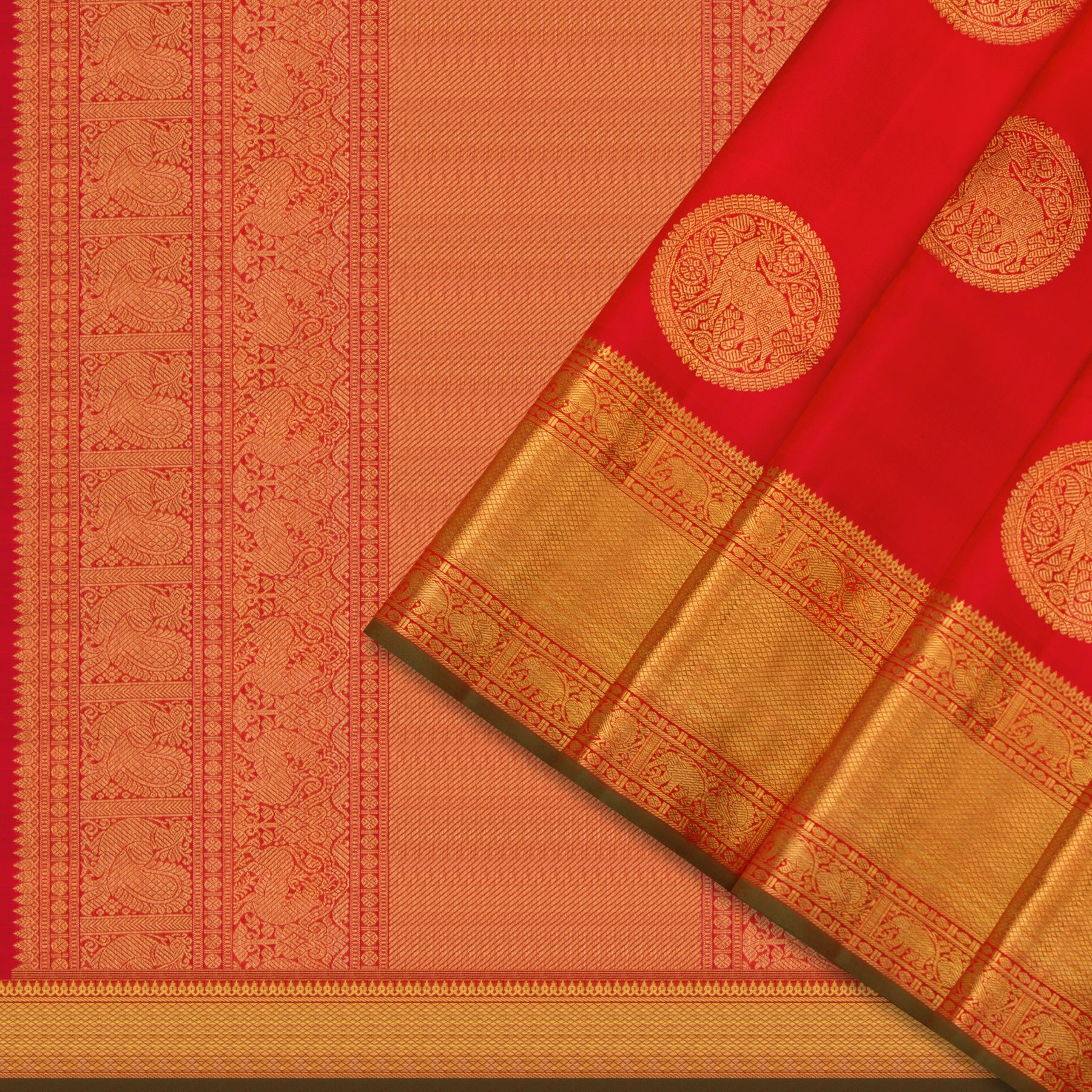 Kanakavalli Kanjivaram Silk Sari 25-110-HS001-02458 - Cover View