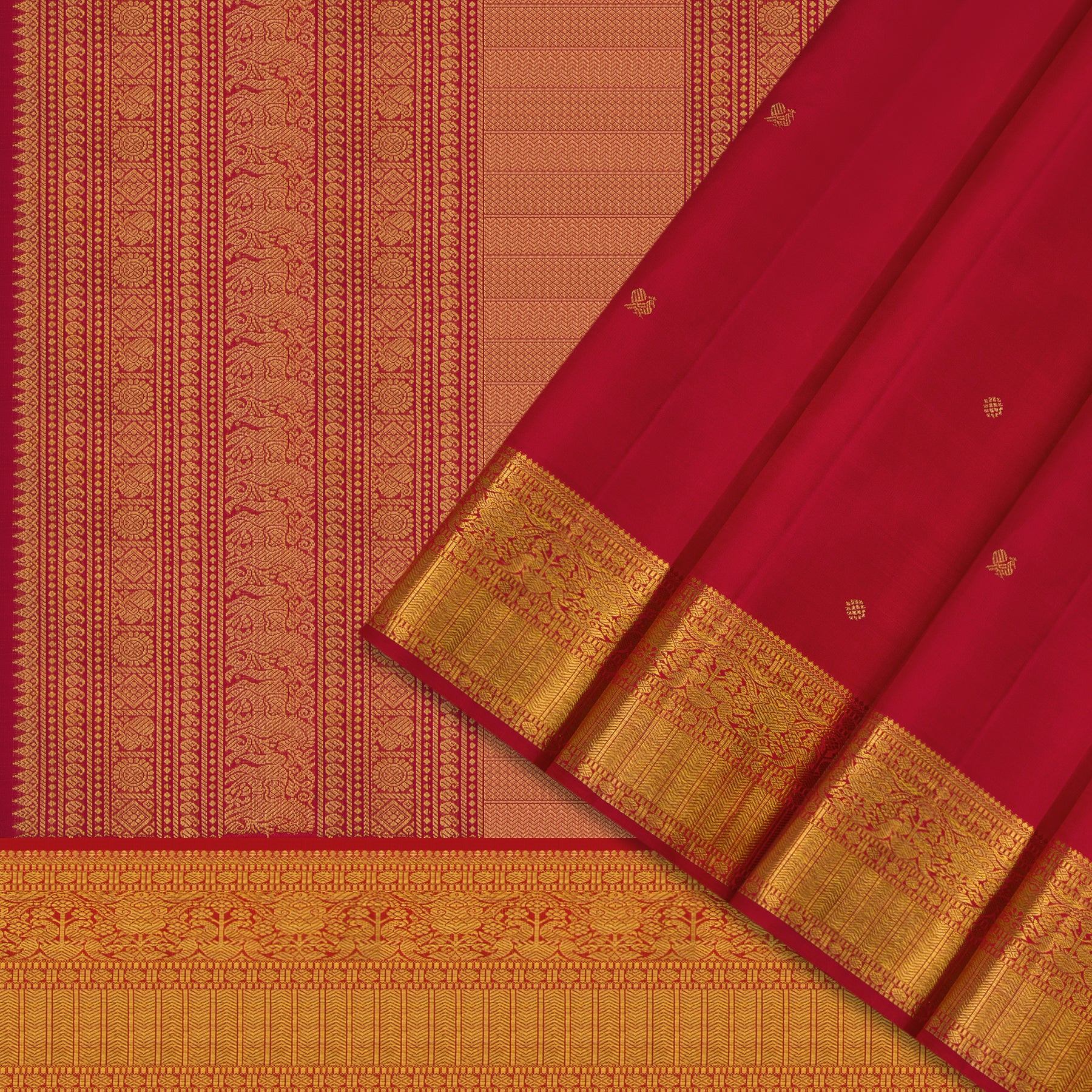 Kanakavalli Kanjivaram Silk Sari 25-110-HS001-02463 - Cover View