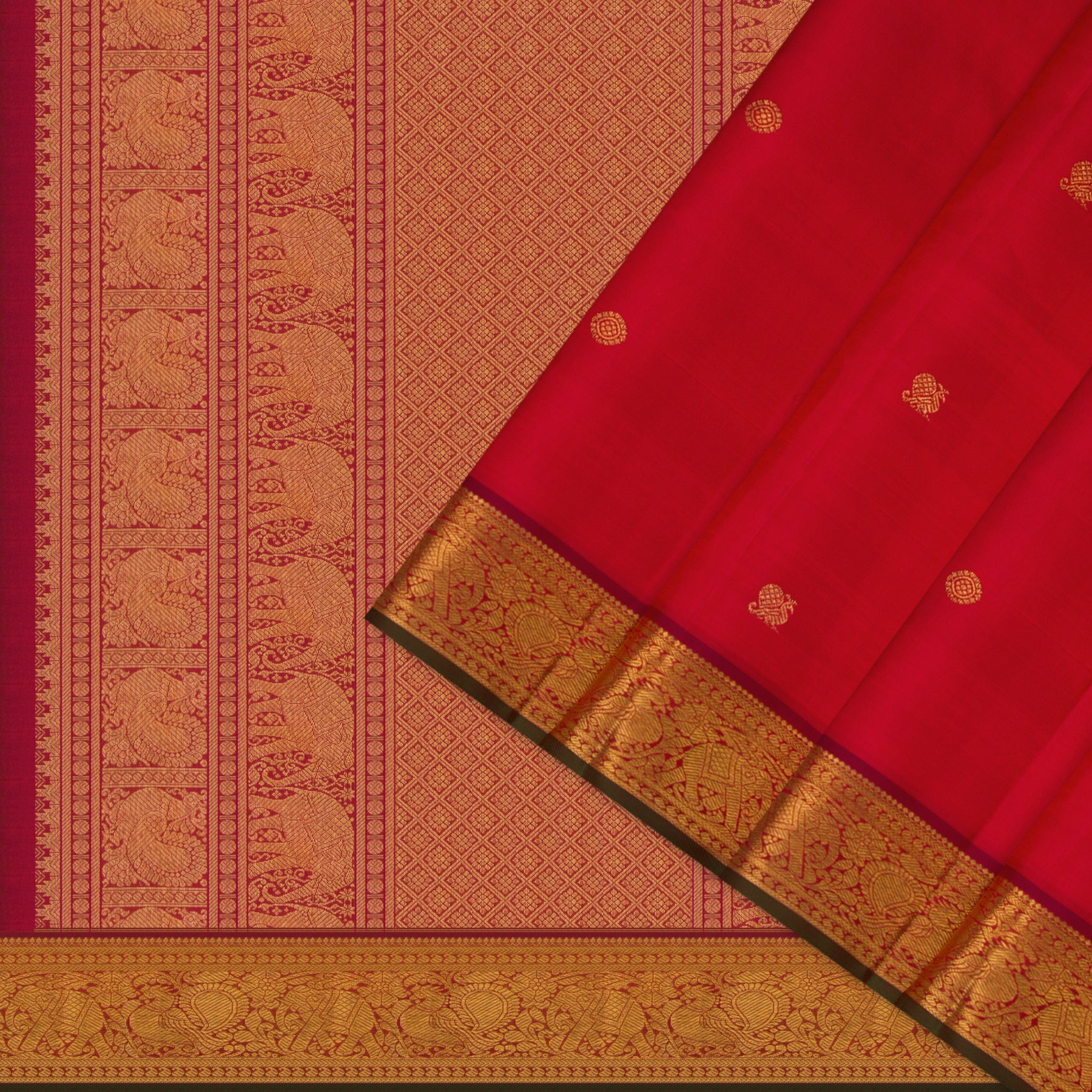 Kanakavalli Kanjivaram Silk Sari 25-110-HS001-02470 - Cover View