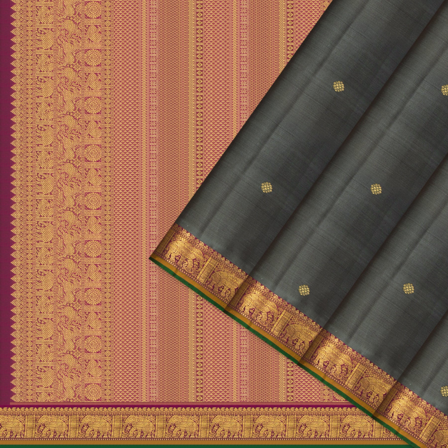 Kanakavalli Kanjivaram Silk Sari 25-110-HS001-02475 - Cover View