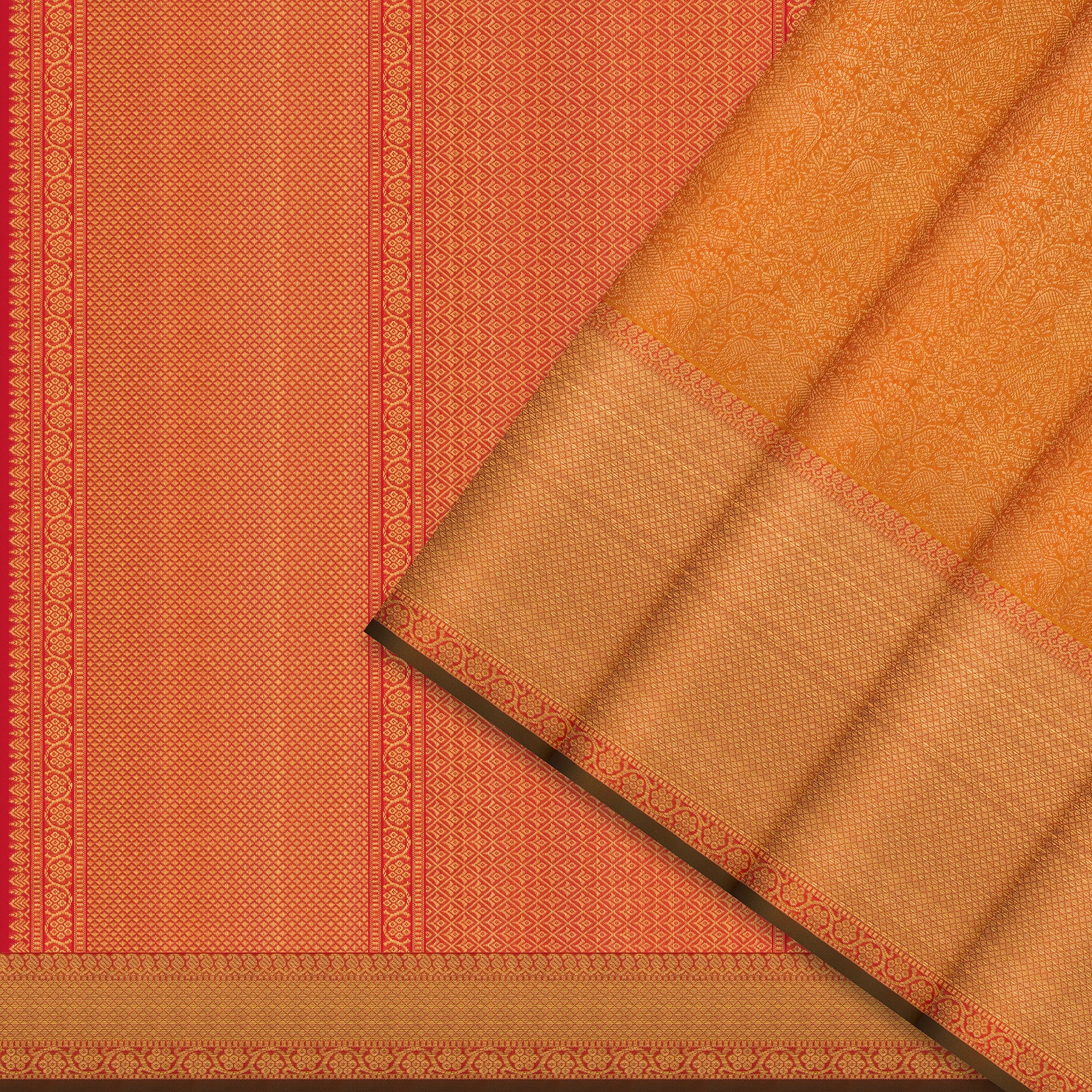 Kanakavalli Kanjivaram Silk Sari 25-110-HS001-02947 - Cover View