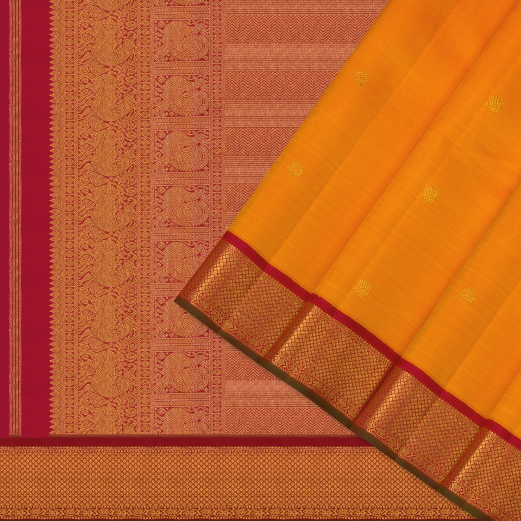 Kanakavalli Kanjivaram Silk Sari 25-110-HS001-02949 - Cover View