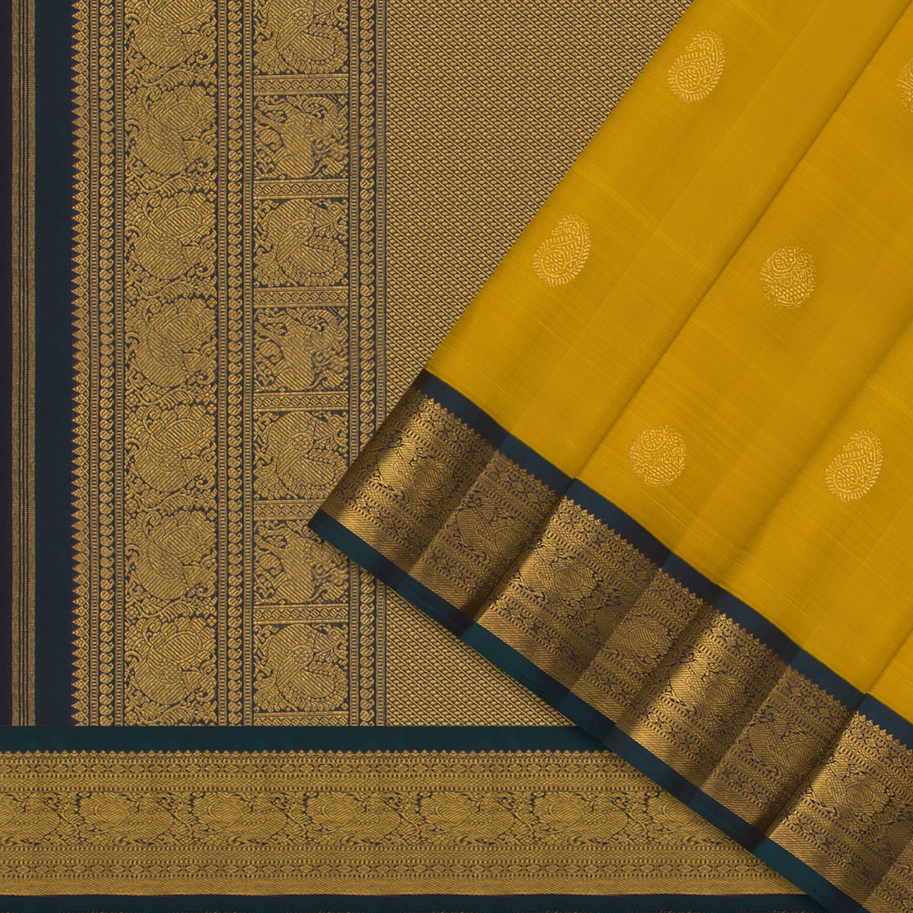 Kanakavalli Kanjivaram Silk Sari 25-110-HS001-02950 - Cover View