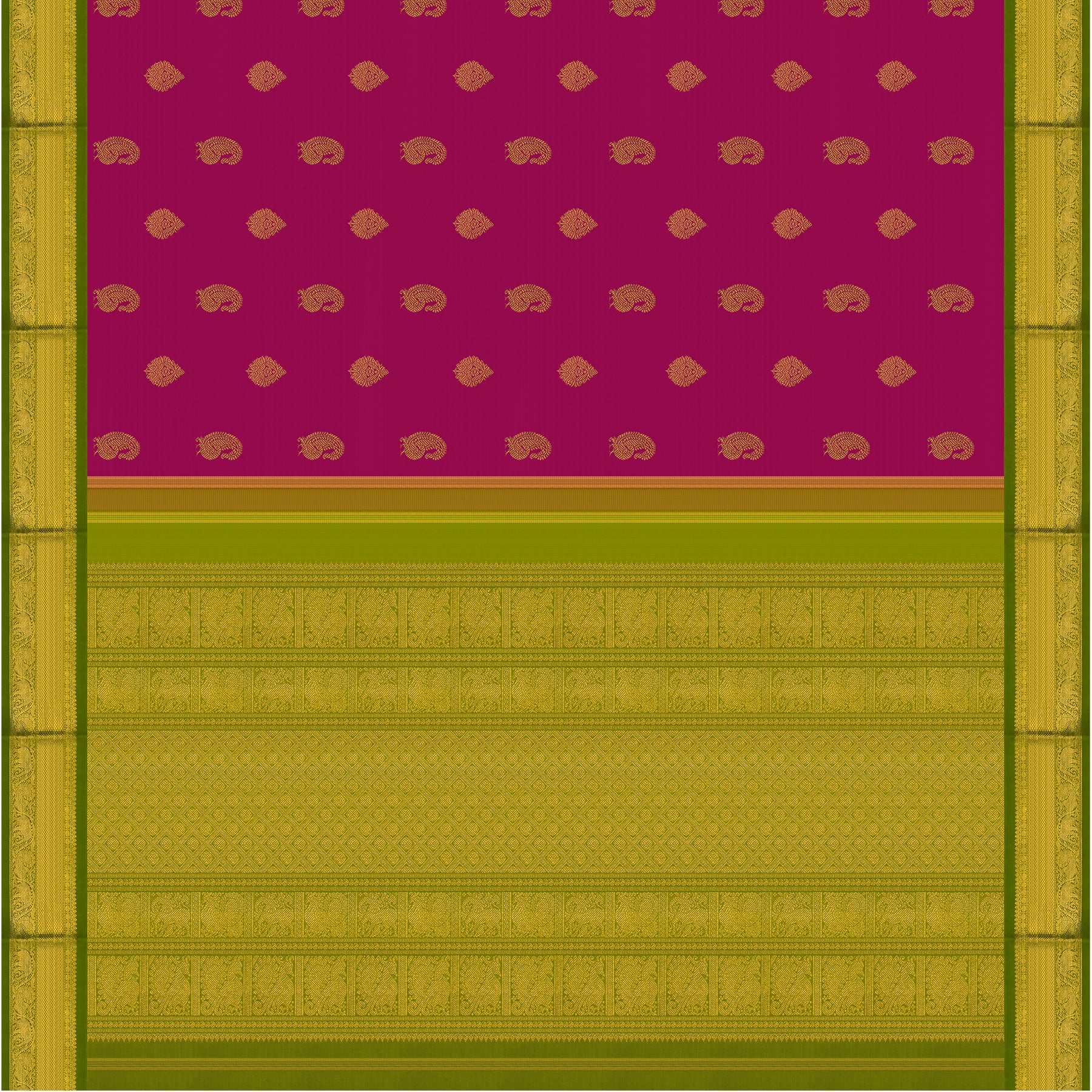 Kanakavalli Kanjivaram Silk Sari 25-110-HS001-02951 - Full View