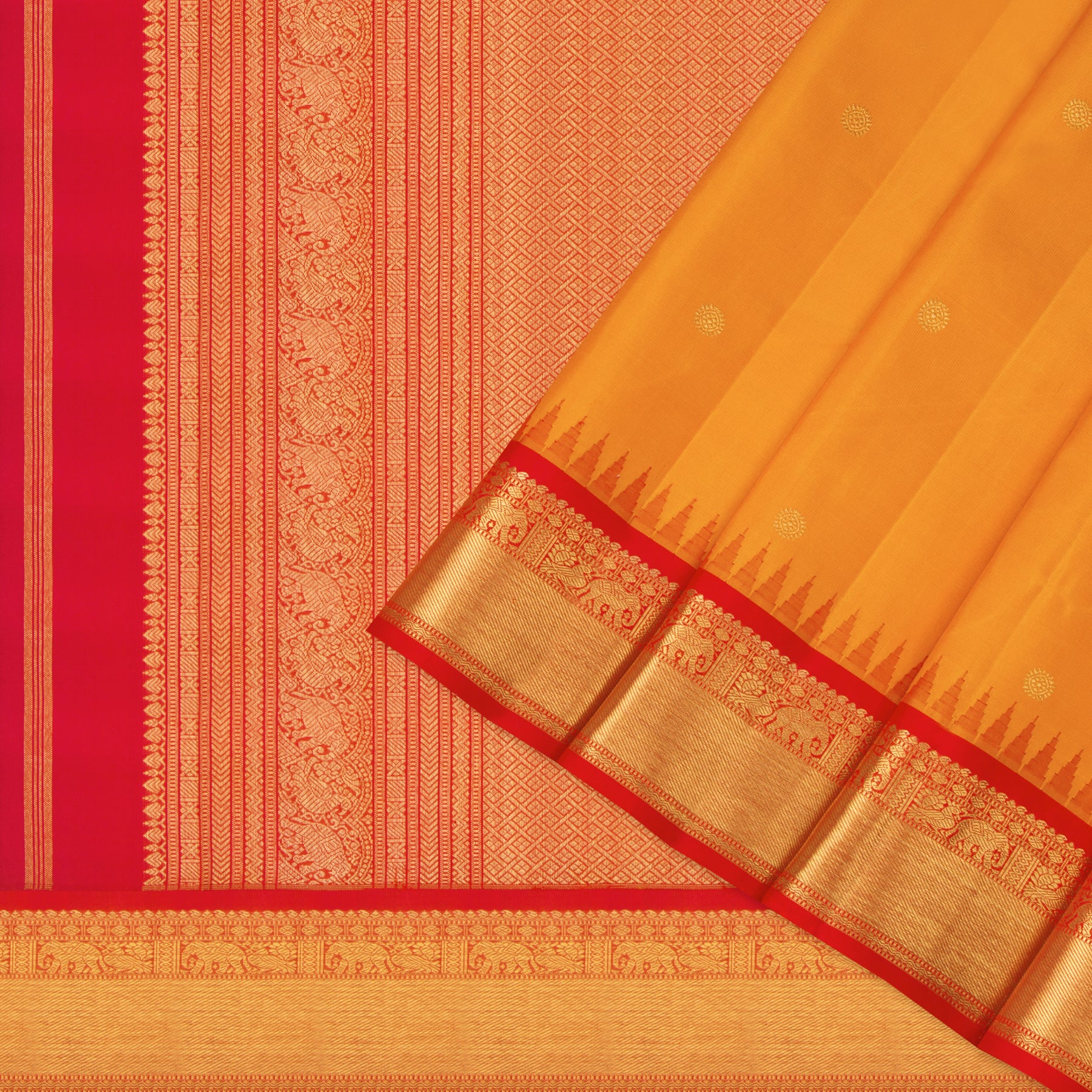 Kanakavalli Kanjivaram Silk Sari 25-110-HS001-02954 - Cover View