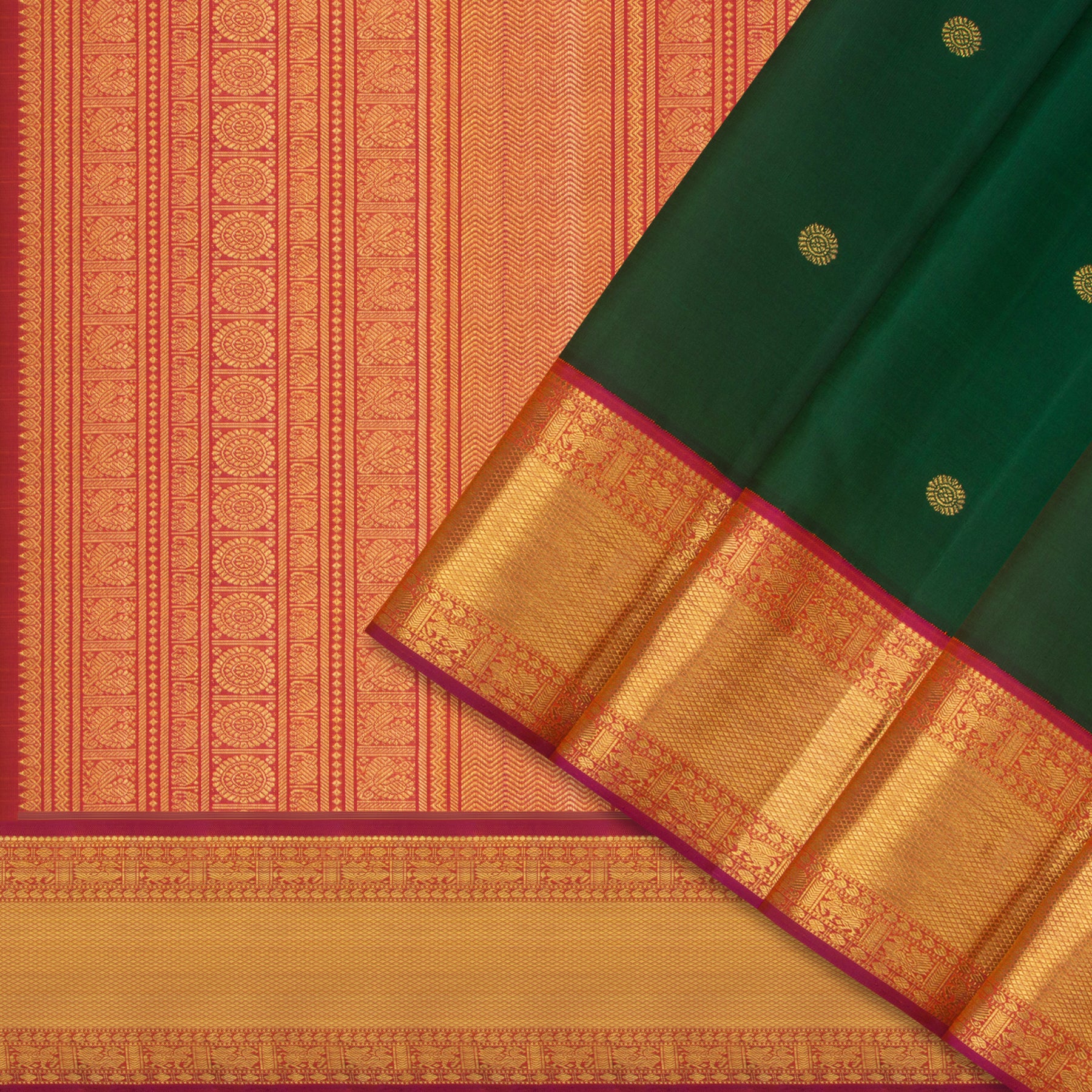Kanakavalli Kanjivaram Silk Sari 25-110-HS001-02959 - Cover View
