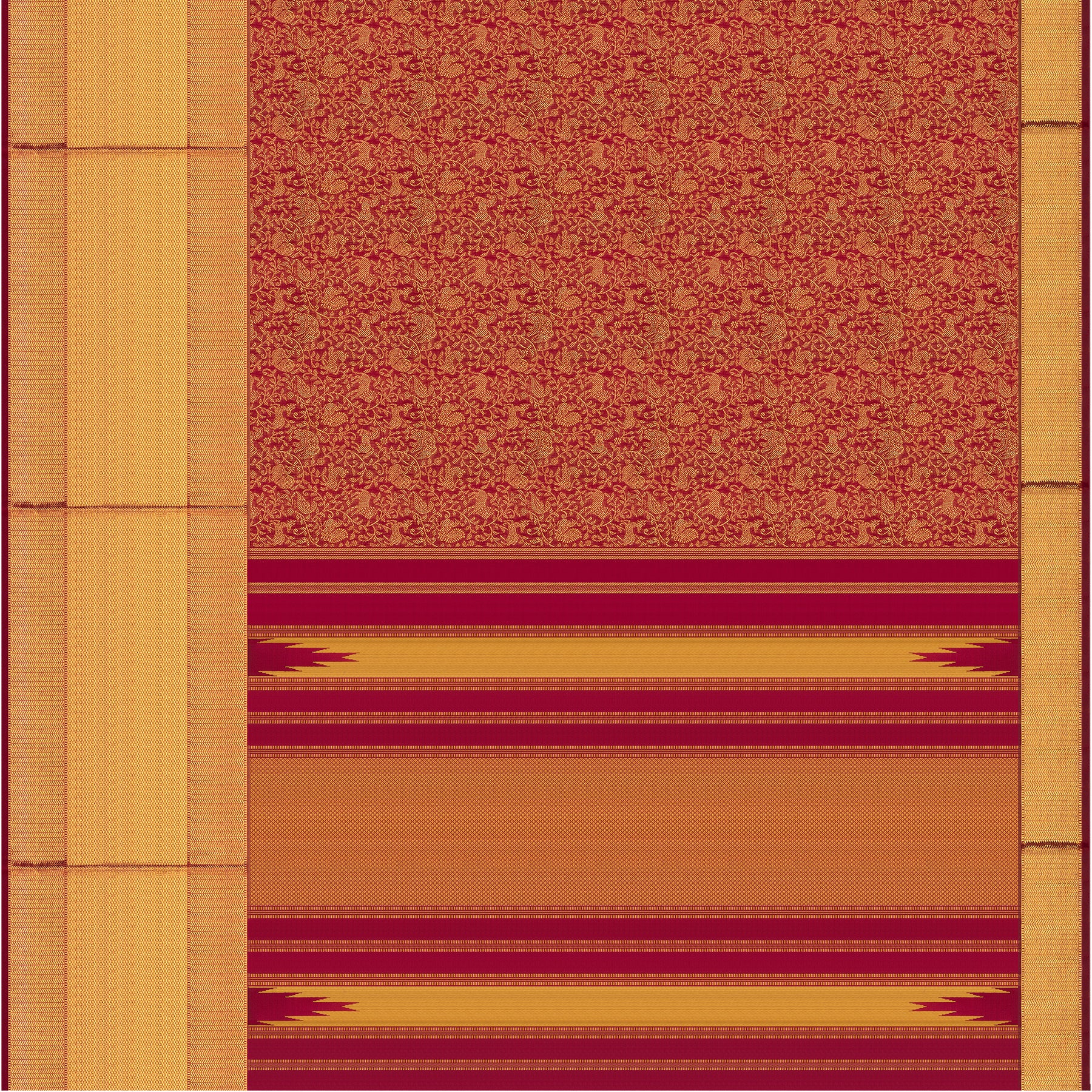 Kanakavalli Kanjivaram Silk Sari 25-110-HS001-02964 - Full View