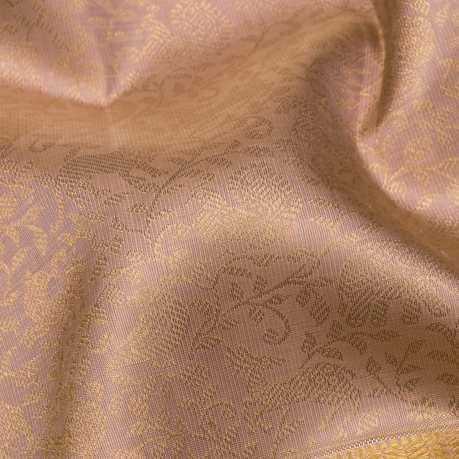 Kanakavalli Kanjivaram Silk Sari 25-110-HS001-03879 - Fabric View