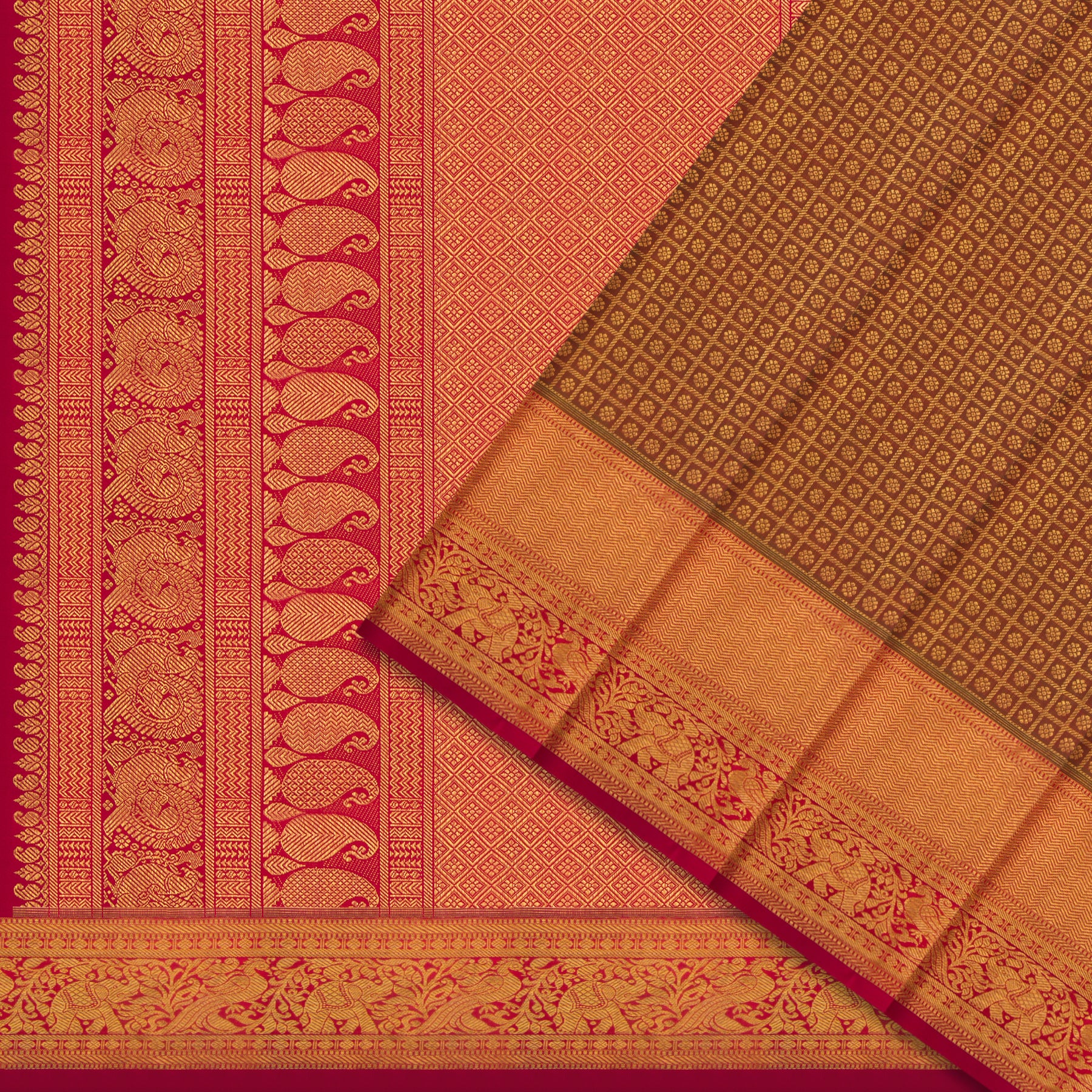 Kanakavalli Kanjivaram Silk Sari 25-110-HS001-03891 - Cover View