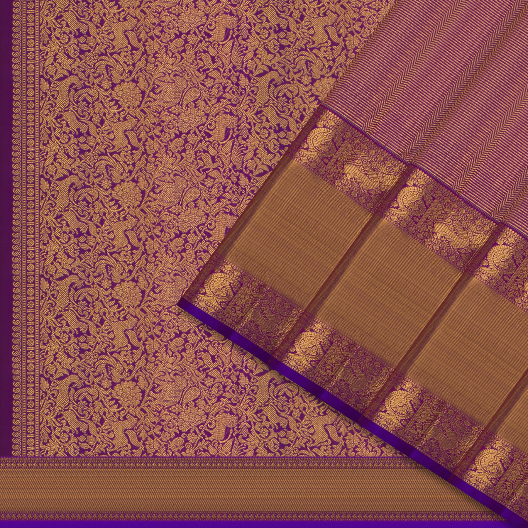 Kanakavalli Kanjivaram Silk Sari 25-110-HS001-03913 - Cover View