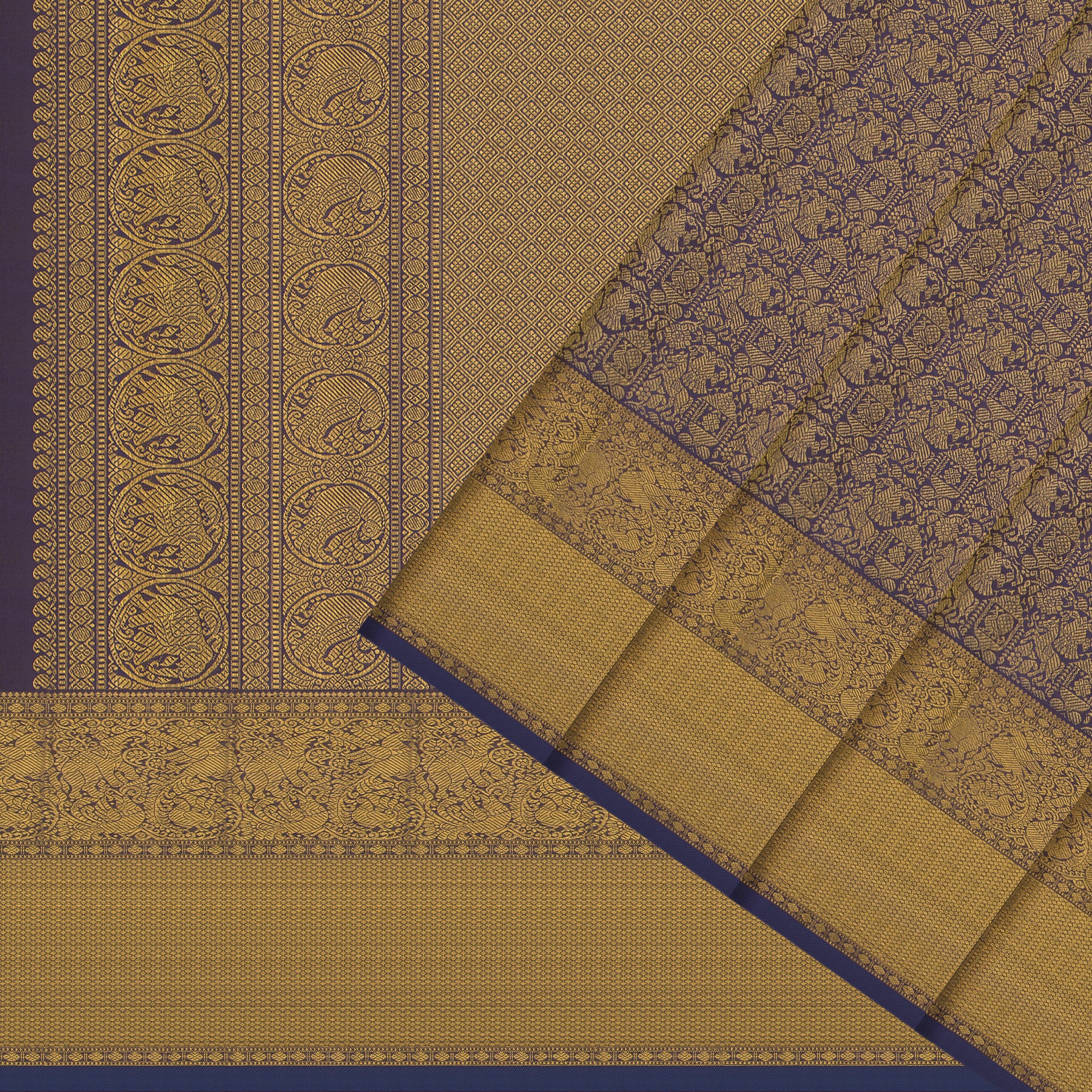 Kanakavalli Kanjivaram Silk Sari 25-110-HS001-03926 - Cover View