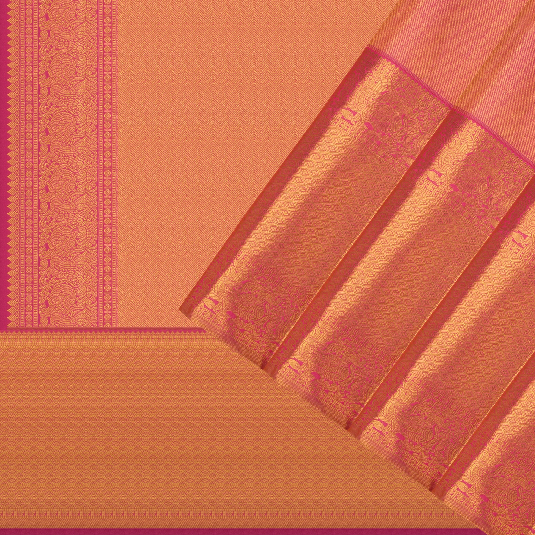 Kanakavalli Kanjivaram Silk Sari 25-110-HS001-03930 - Cover View