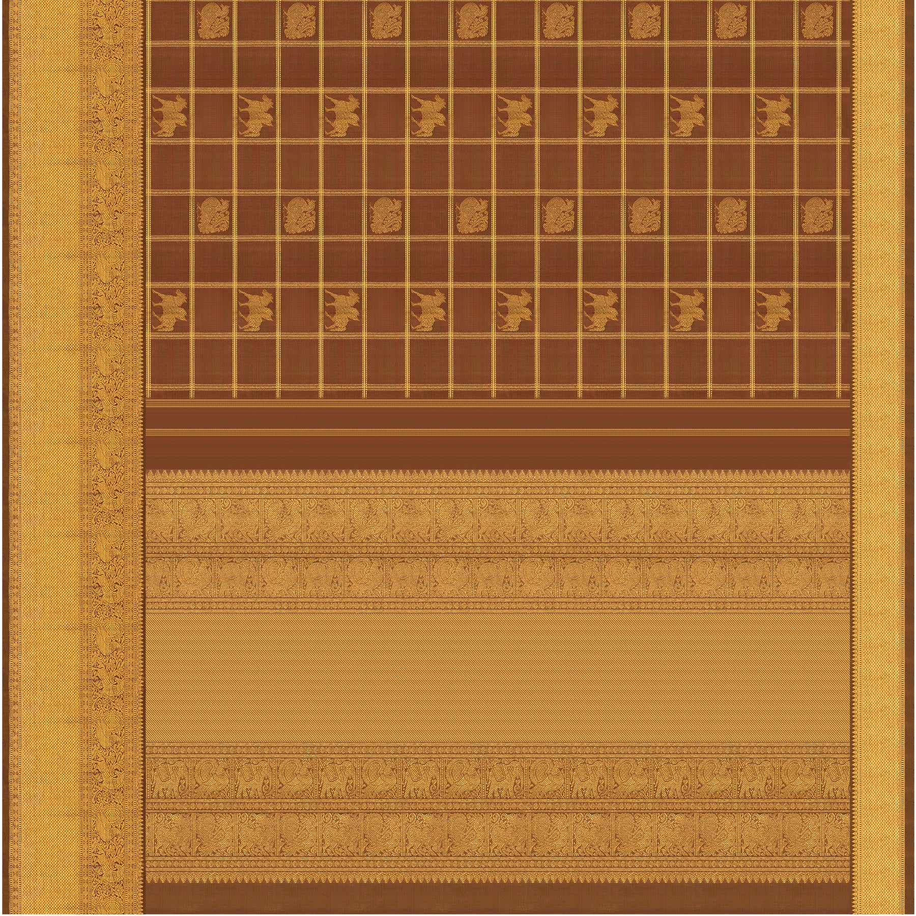 Kanakavalli Kanjivaram Silk Sari 25-110-HS001-03942 - Full View