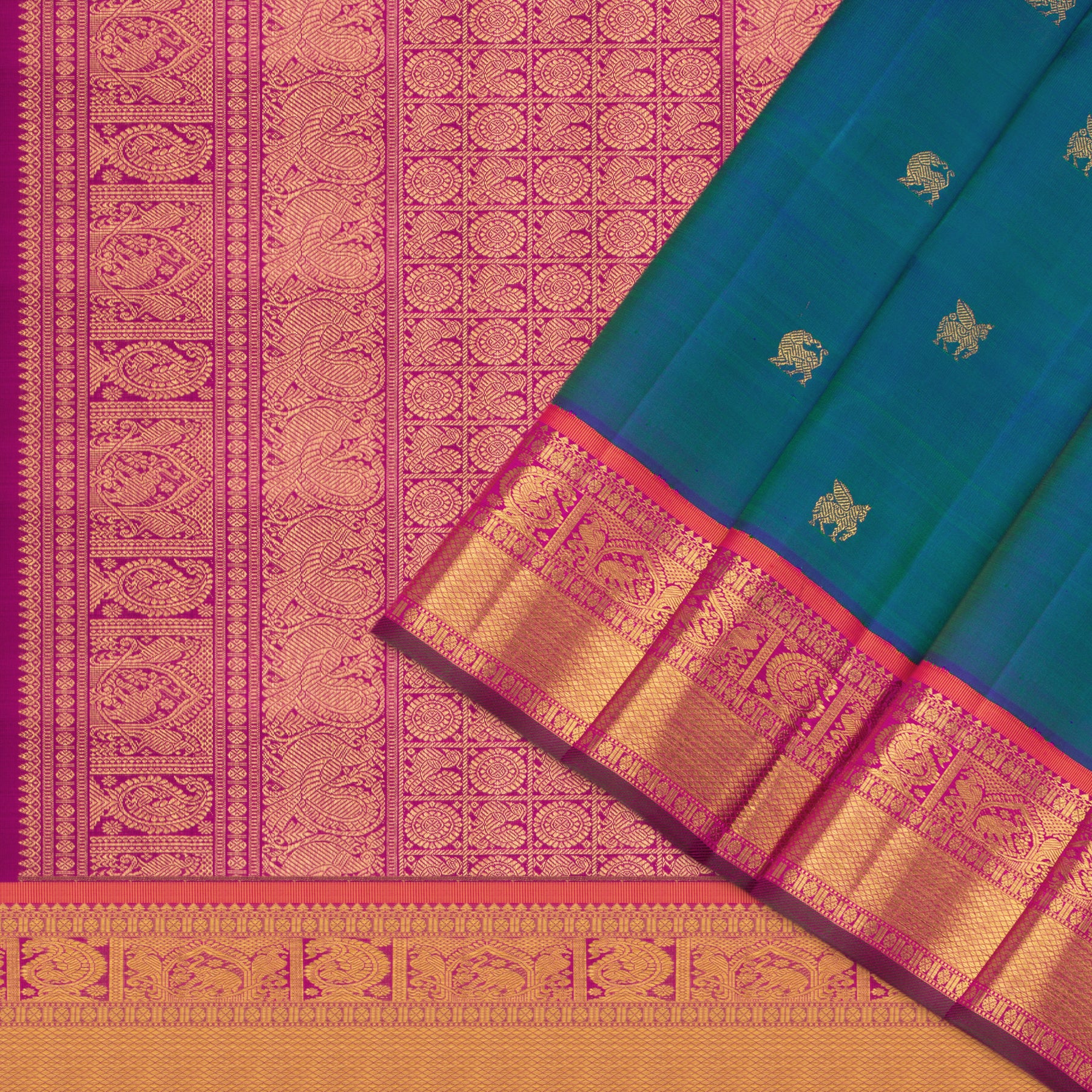 Kanakavalli Kanjivaram Silk Sari 25-110-HS001-03944 - Cover View