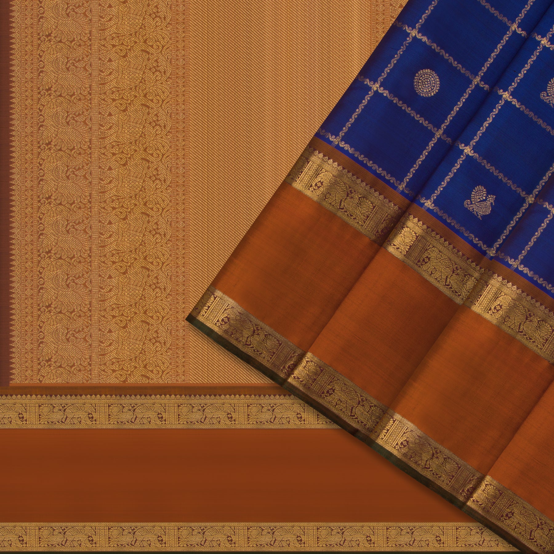 Kanakavalli Kanjivaram Silk Sari 25-110-HS001-03984 - Cover View