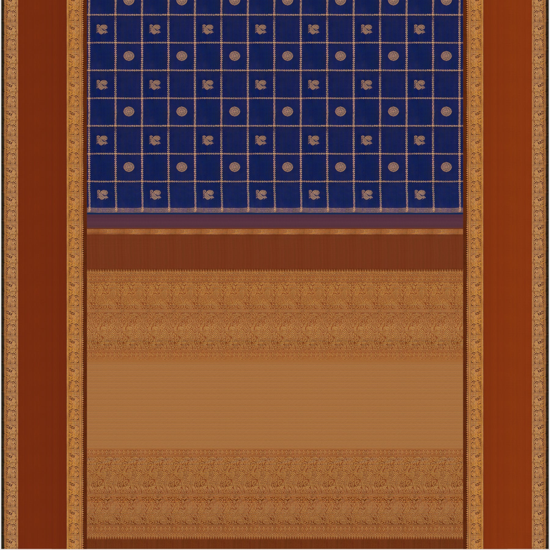 Kanakavalli Kanjivaram Silk Sari 25-110-HS001-03984 - Full View