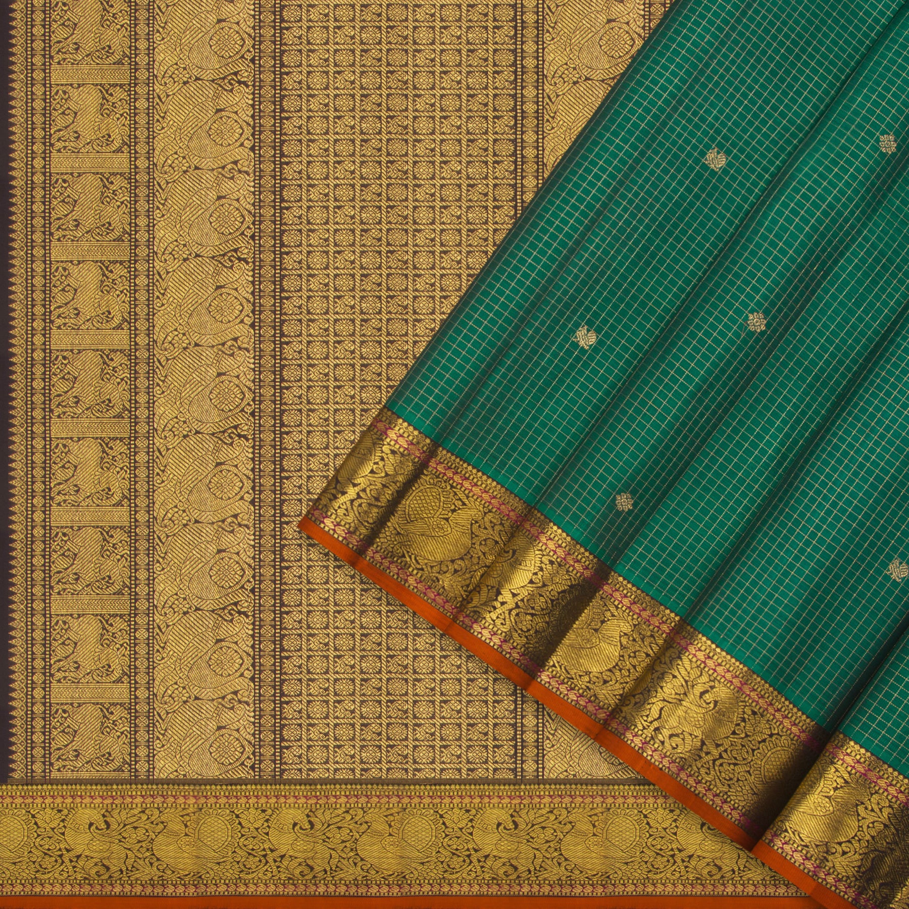 Kanakavalli Kanjivaram Silk Sari 25-110-HS001-03990 - Cover View