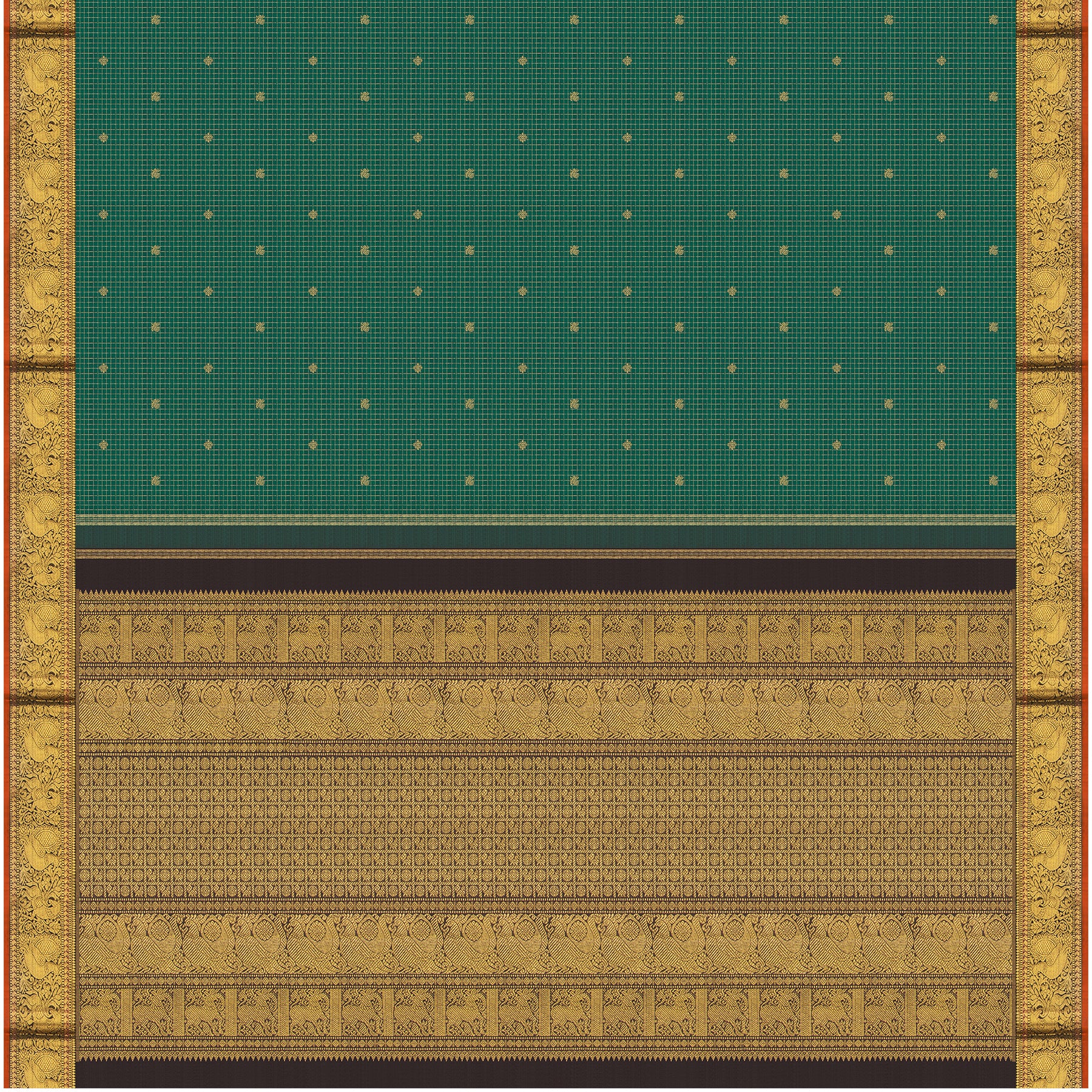 Kanakavalli Kanjivaram Silk Sari 25-110-HS001-03990 - Full View