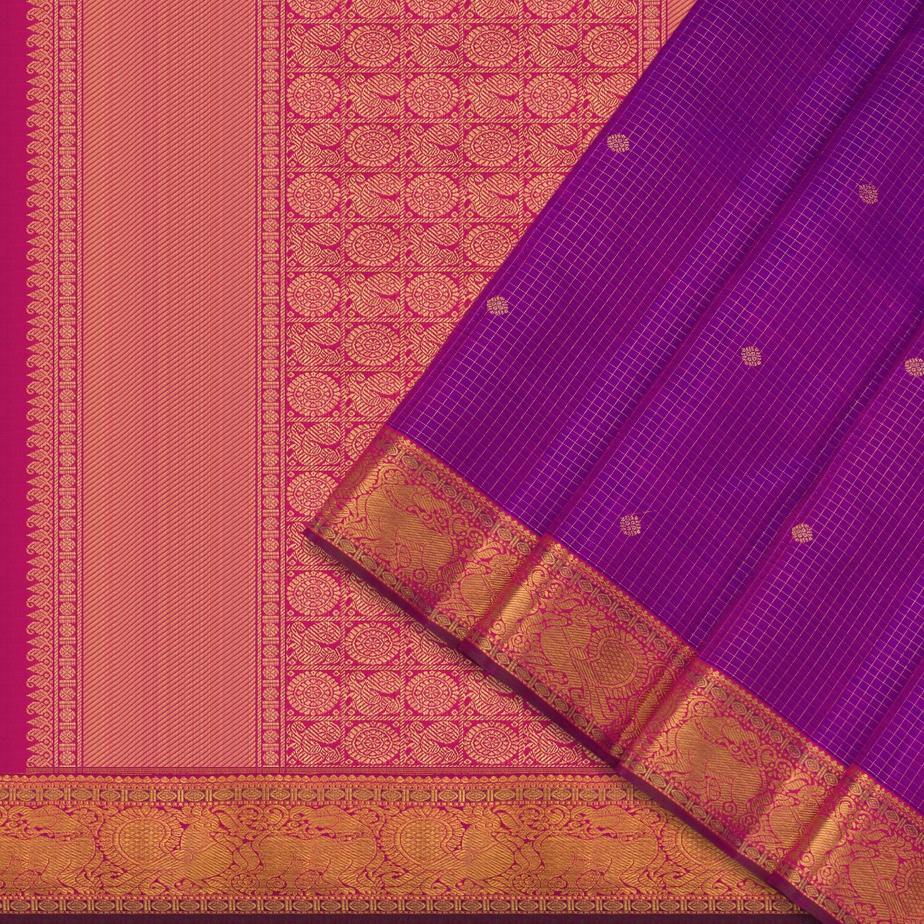 Kanakavalli Kanjivaram Silk Sari 25-110-HS001-03991 - Cover View