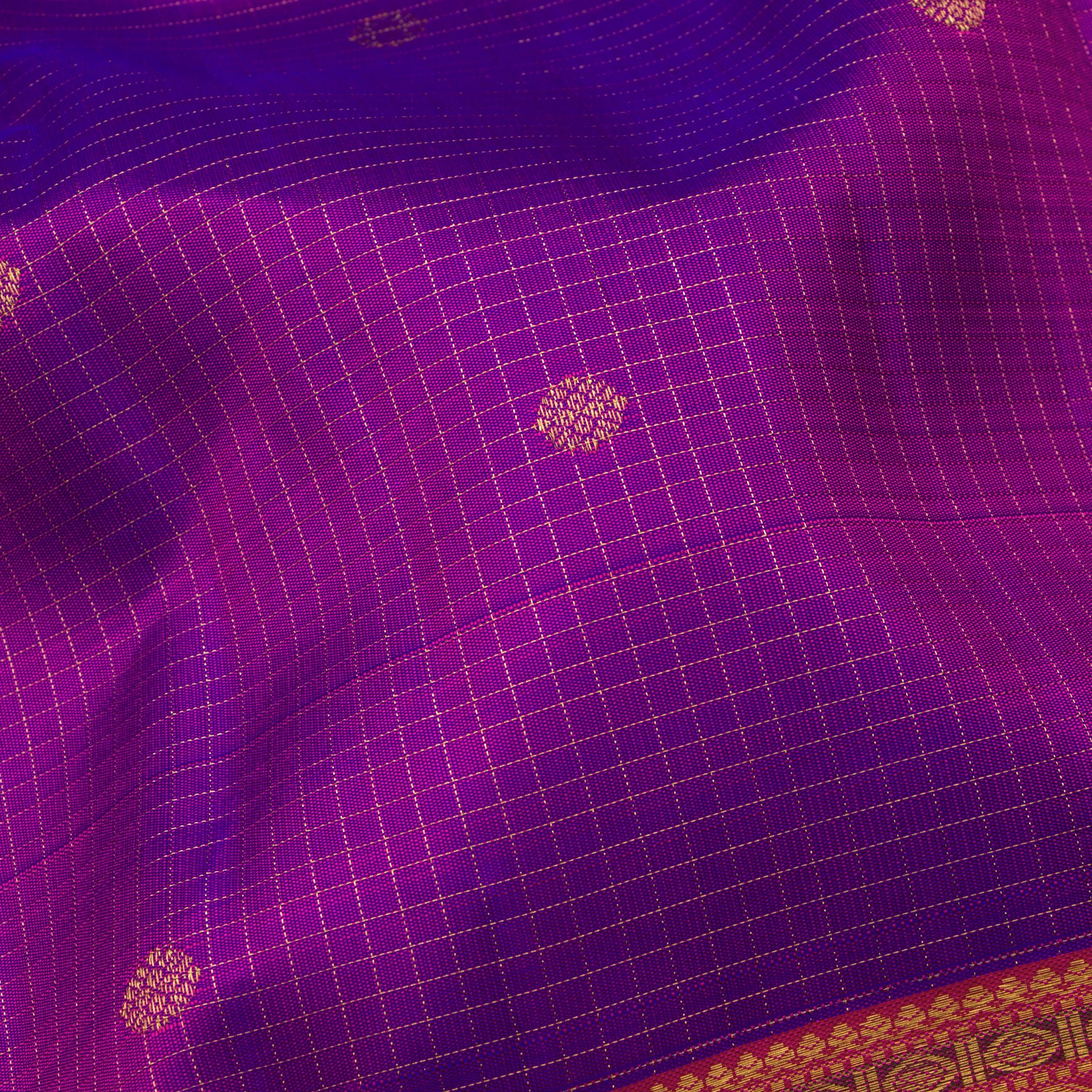 Kanakavalli Kanjivaram Silk Sari 25-110-HS001-03991 - Fabric View