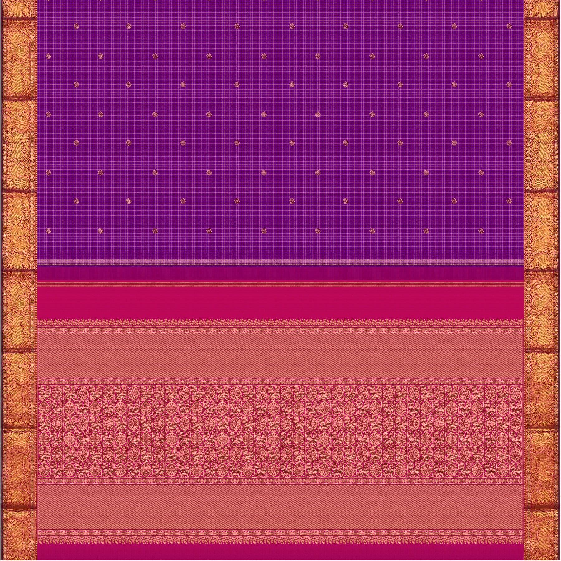 Kanakavalli Kanjivaram Silk Sari 25-110-HS001-03991 - Full View