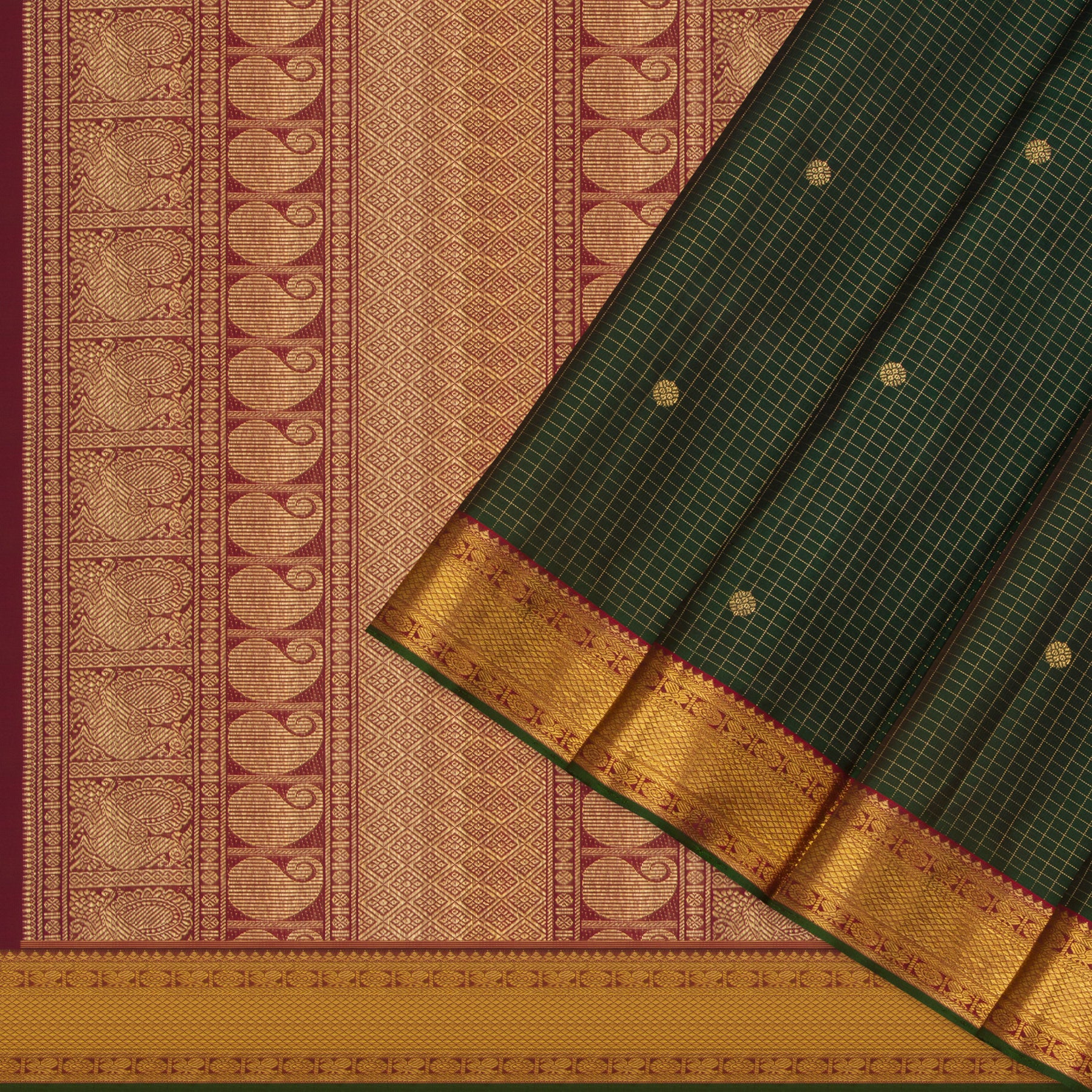 Kanakavalli Kanjivaram Silk Sari 25-110-HS001-03995 - Cover View