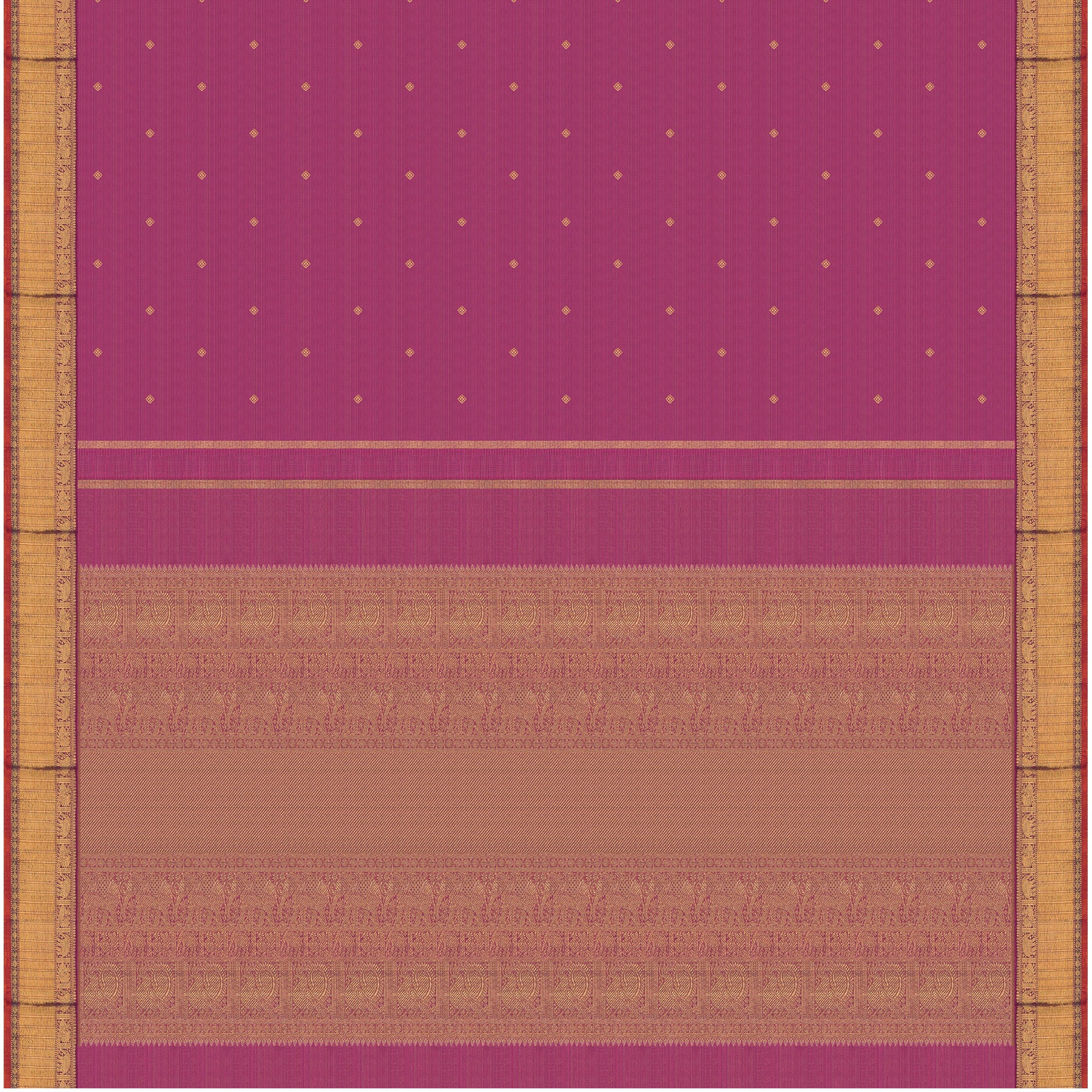 Kanakavalli Kanjivaram Silk Sari 25-110-HS001-04000 - Full View