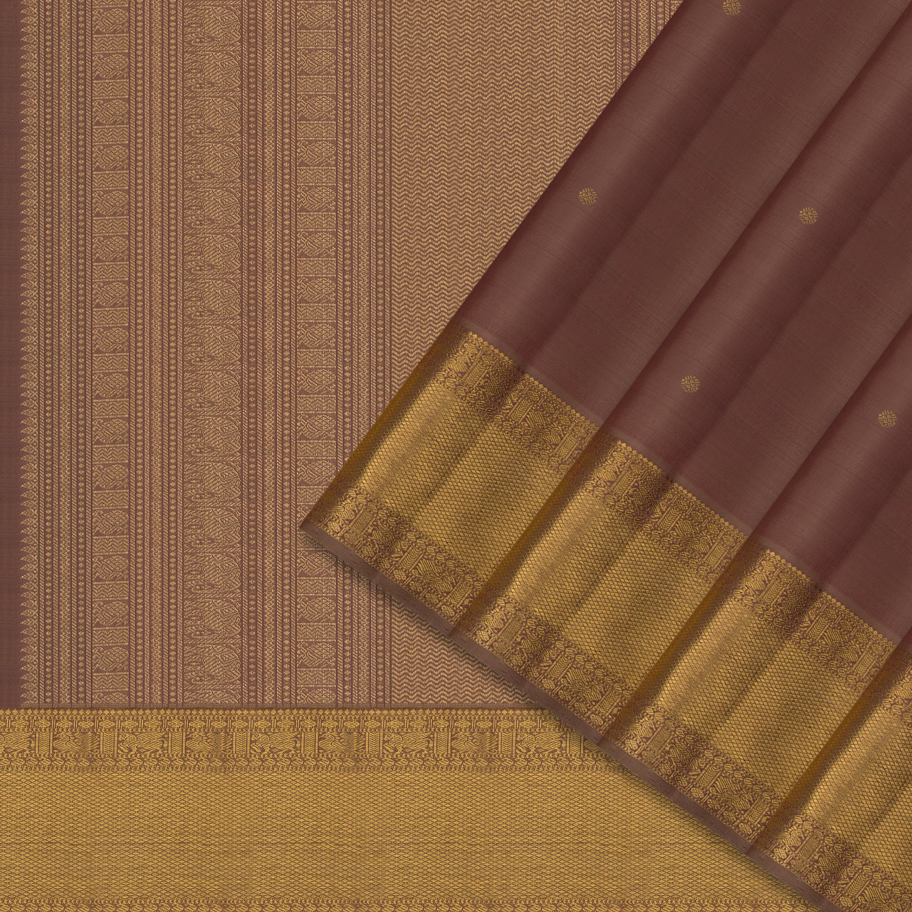 Kanakavalli Kanjivaram Silk Sari 25-110-HS001-04003 - Cover View 