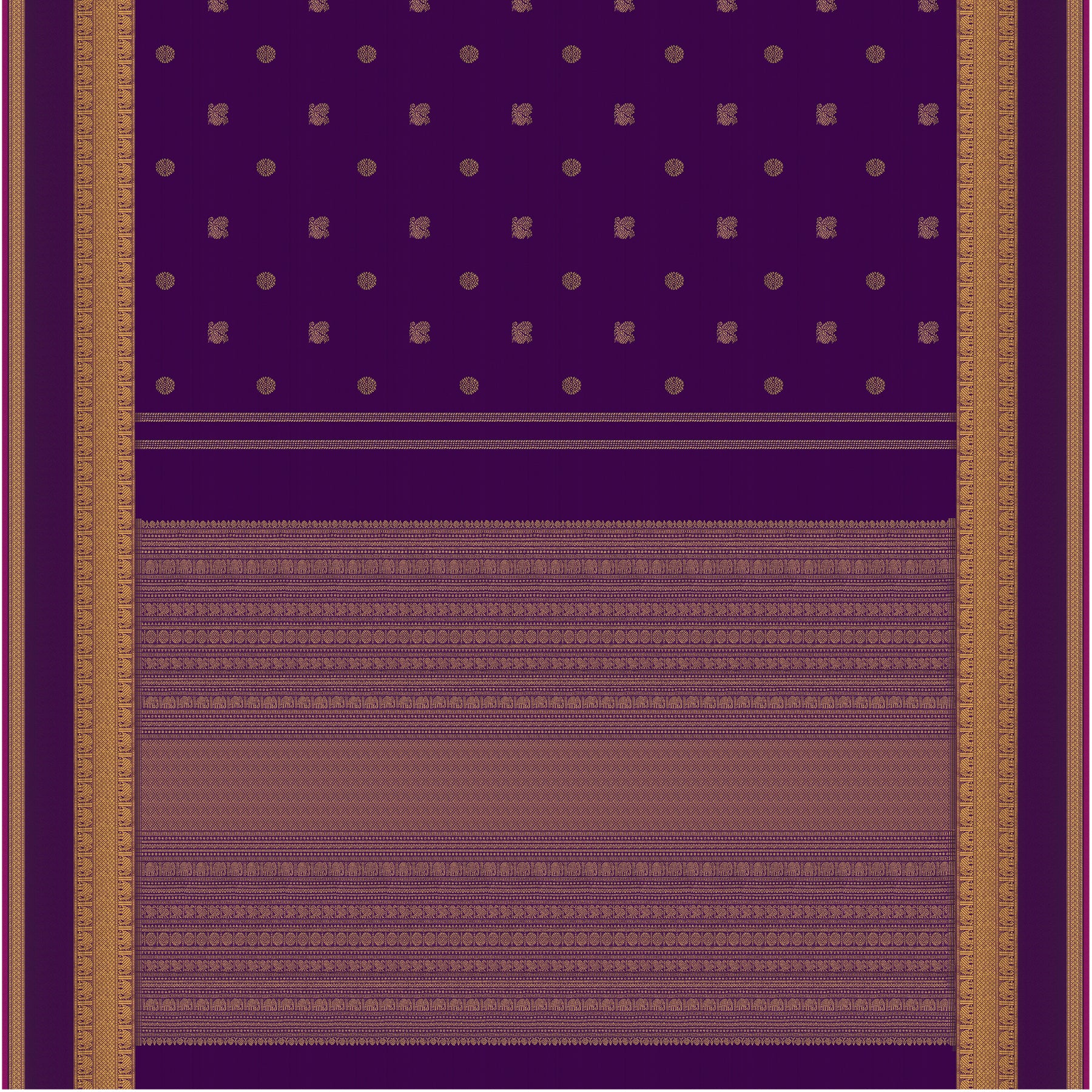 Kanakavalli Kanjivaram Silk Sari 25-110-HS001-04005 - Full View