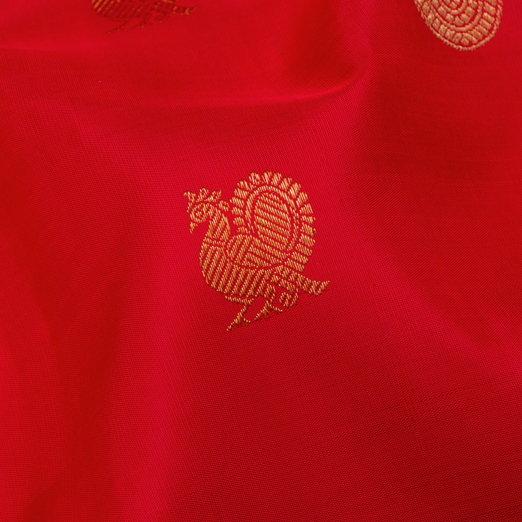 Kanakavalli Kanjivaram Silk Sari 25-110-HS001-04012 - Fabric View