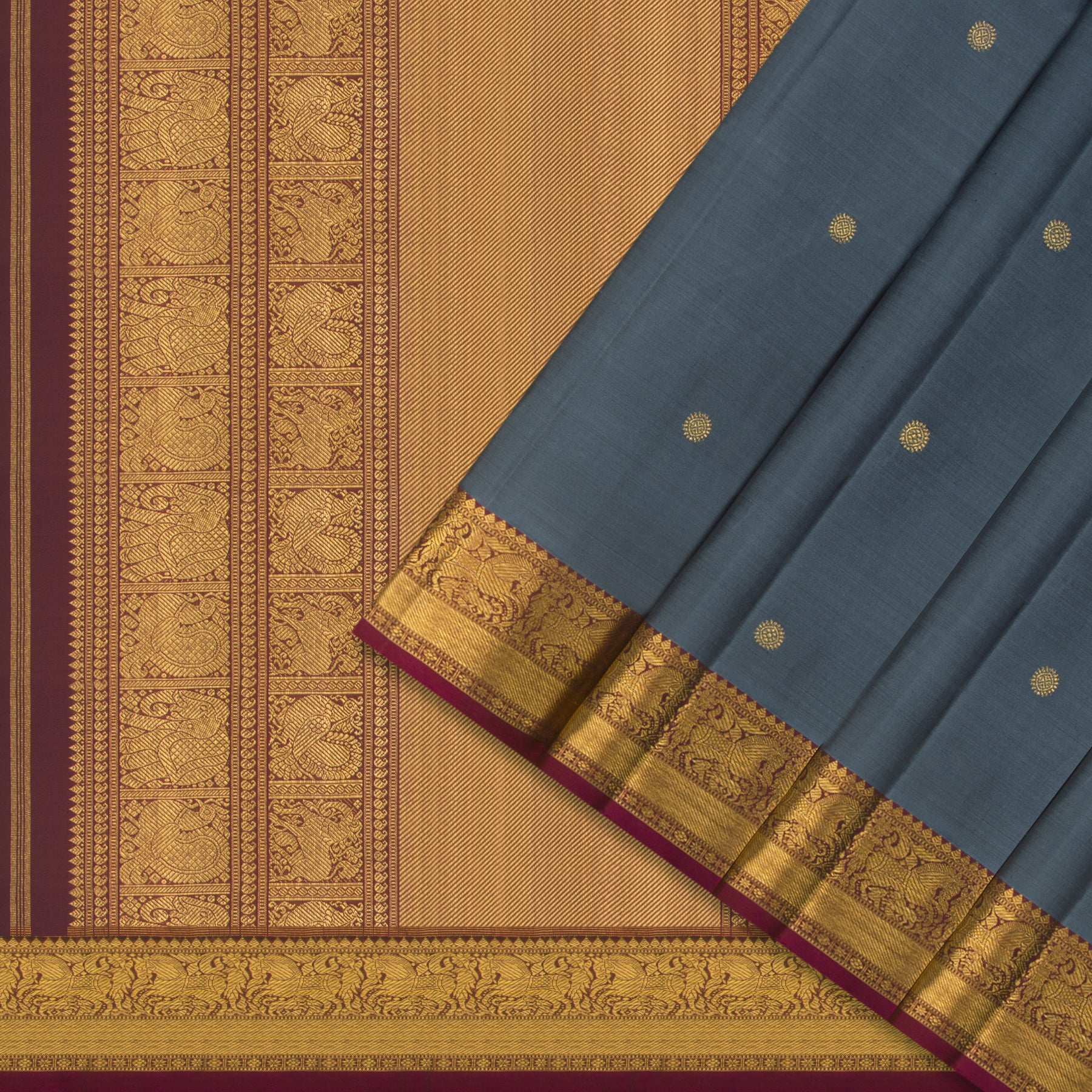 Kanakavalli Kanjivaram Silk Sari 25-110-HS001-04013 - Cover View