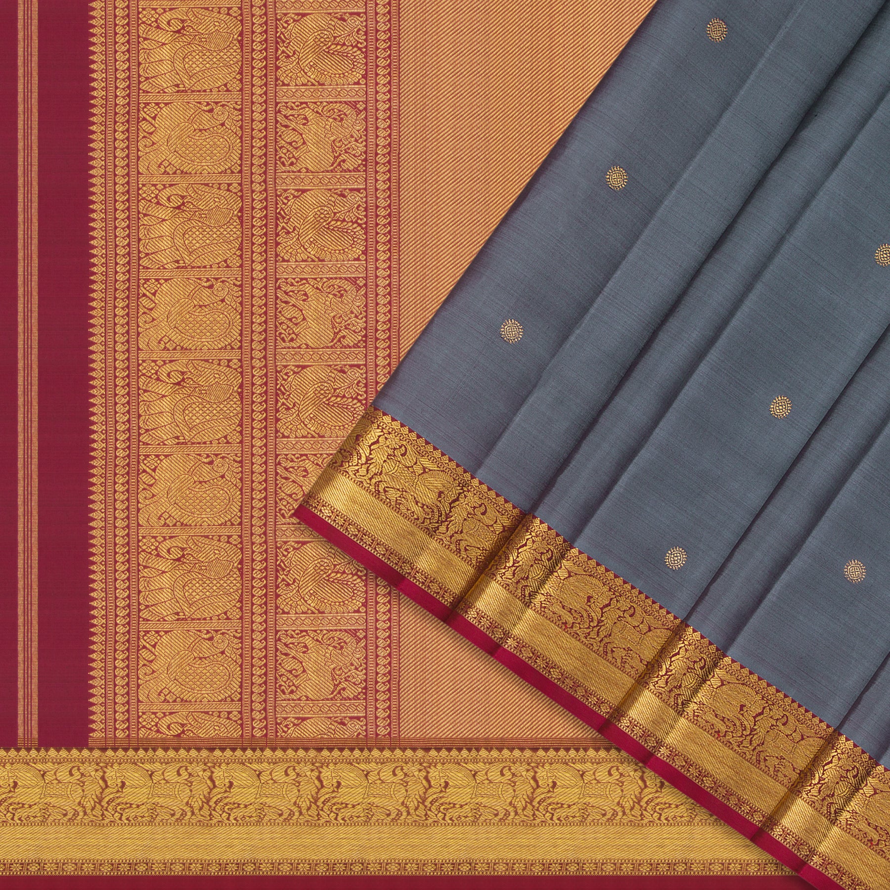 Kanakavalli Kanjivaram Silk Sari 25-110-HS001-04014 - Cover View