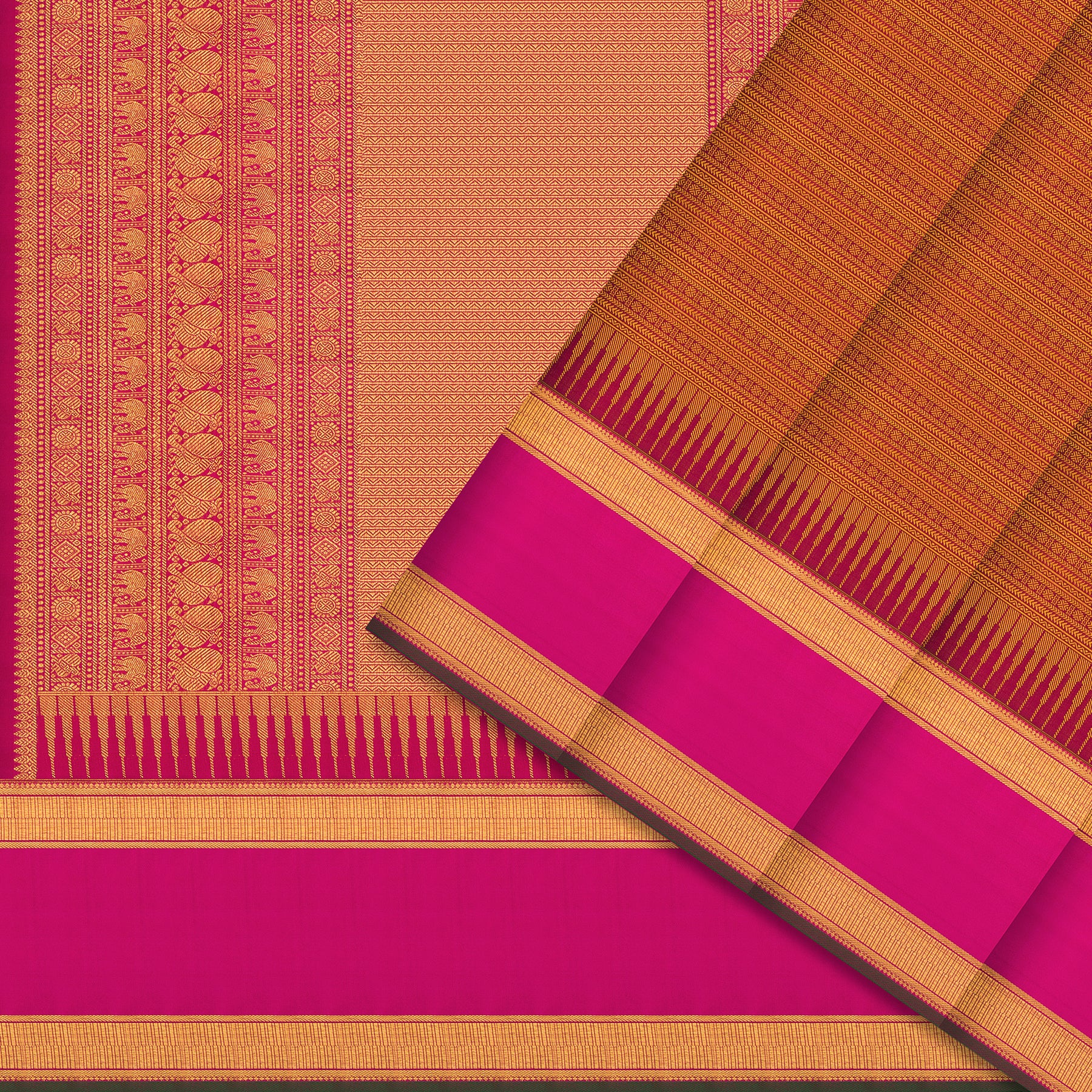 Kanakavalli Kanjivaram Silk Sari 25-110-HS001-04021 - Cover View