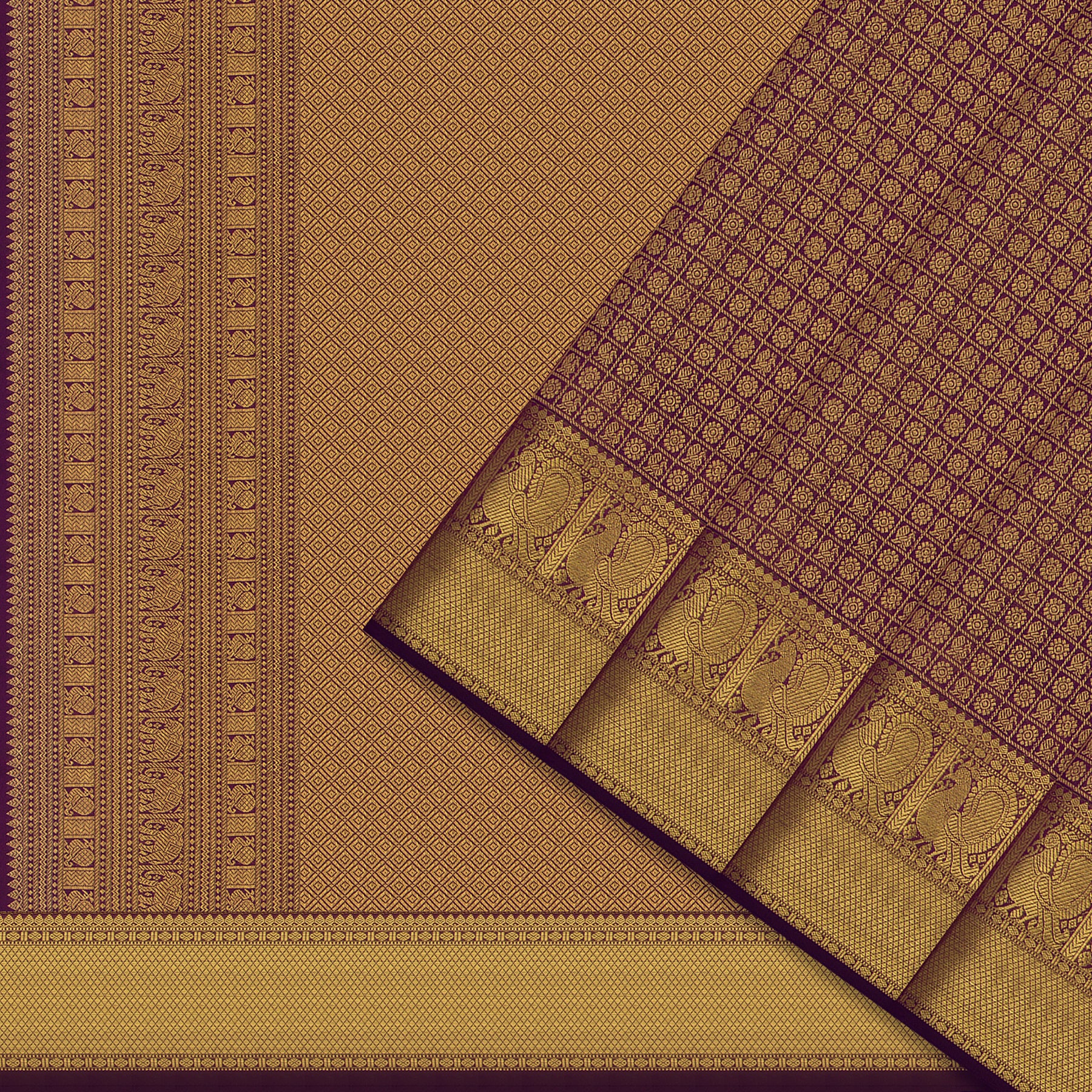 Kanakavalli Kanjivaram Silk Sari 25-110-HS001-04421 - Cover View