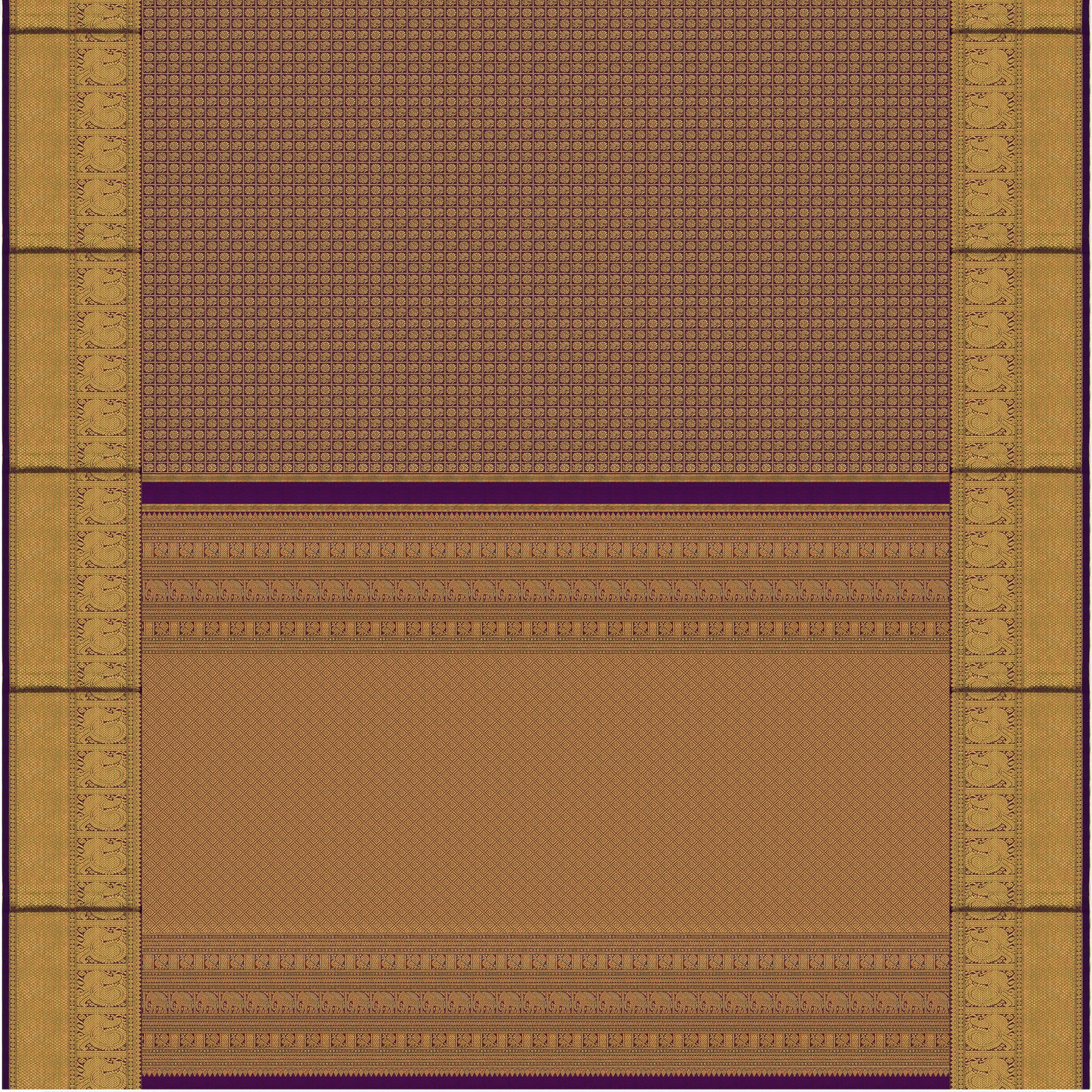 Kanakavalli Kanjivaram Silk Sari 25-110-HS001-04421 - Full View
