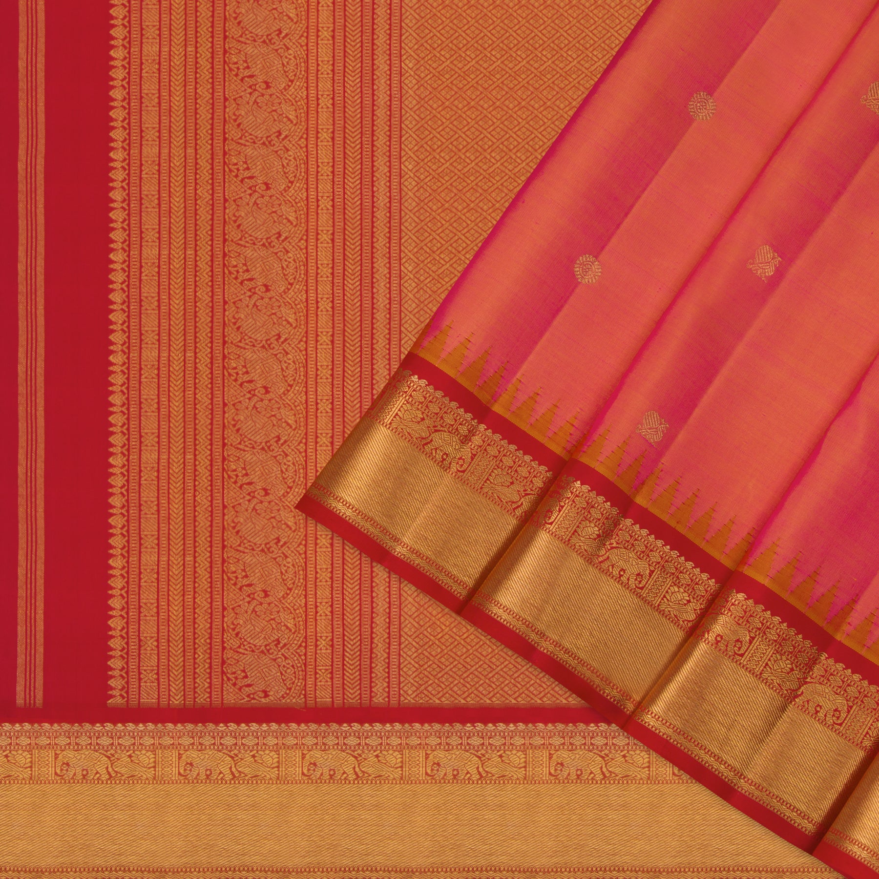 Kanakavalli Kanjivaram Silk Sari 25-110-HS001-04449 - Cover View