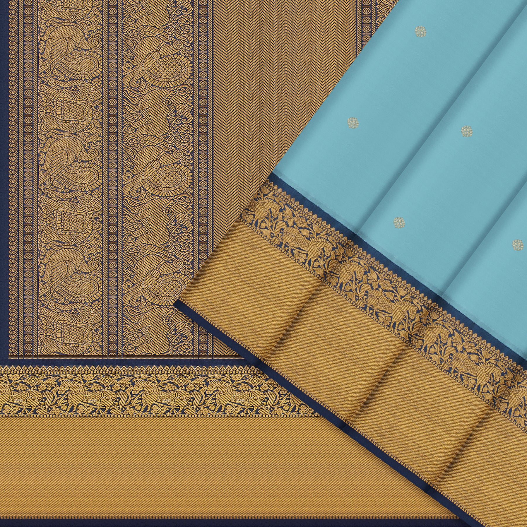 Kanakavalli Kanjivaram Silk Sari 25-110-HS001-04451 - Cover View