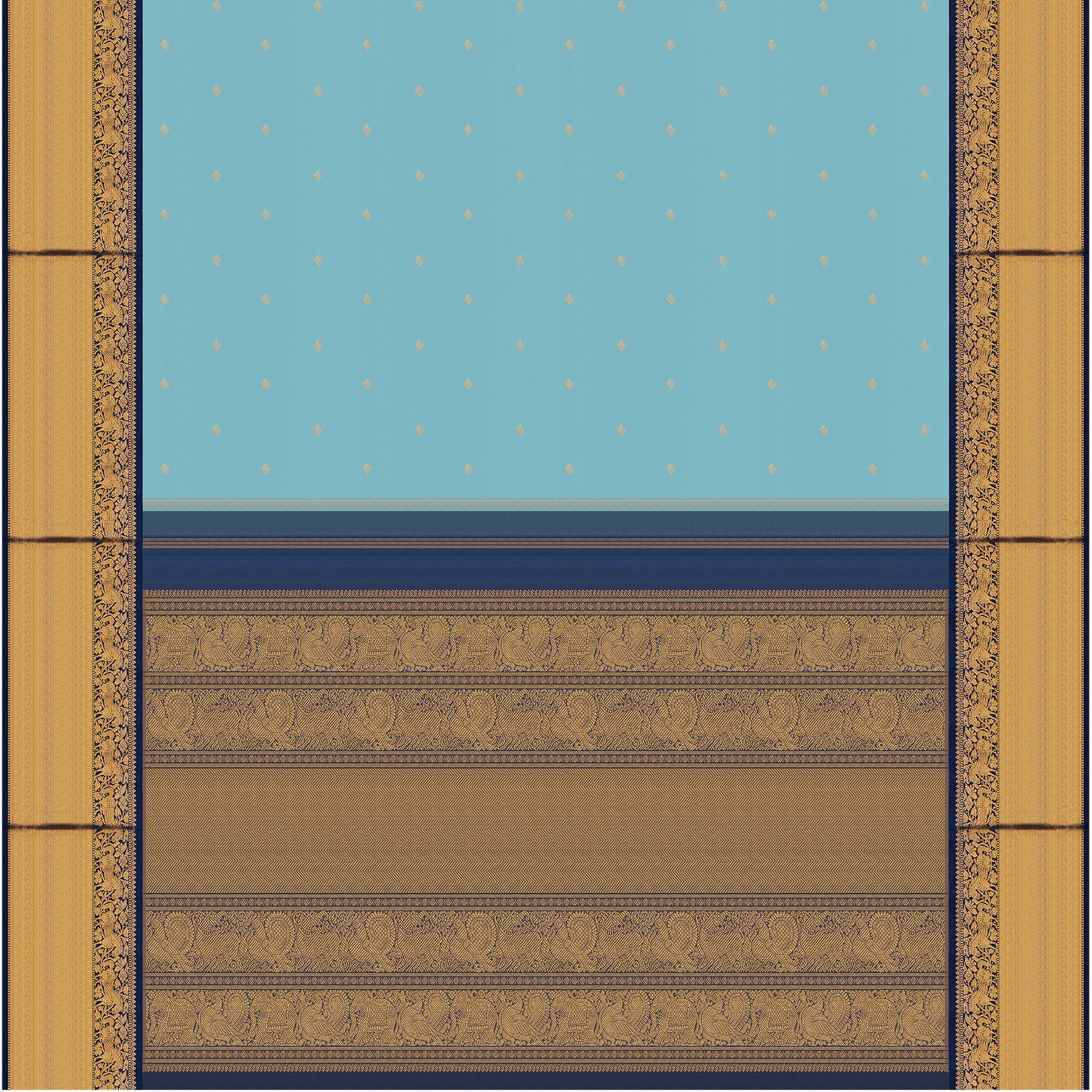 Kanakavalli Kanjivaram Silk Sari 25-110-HS001-04451 - Full View