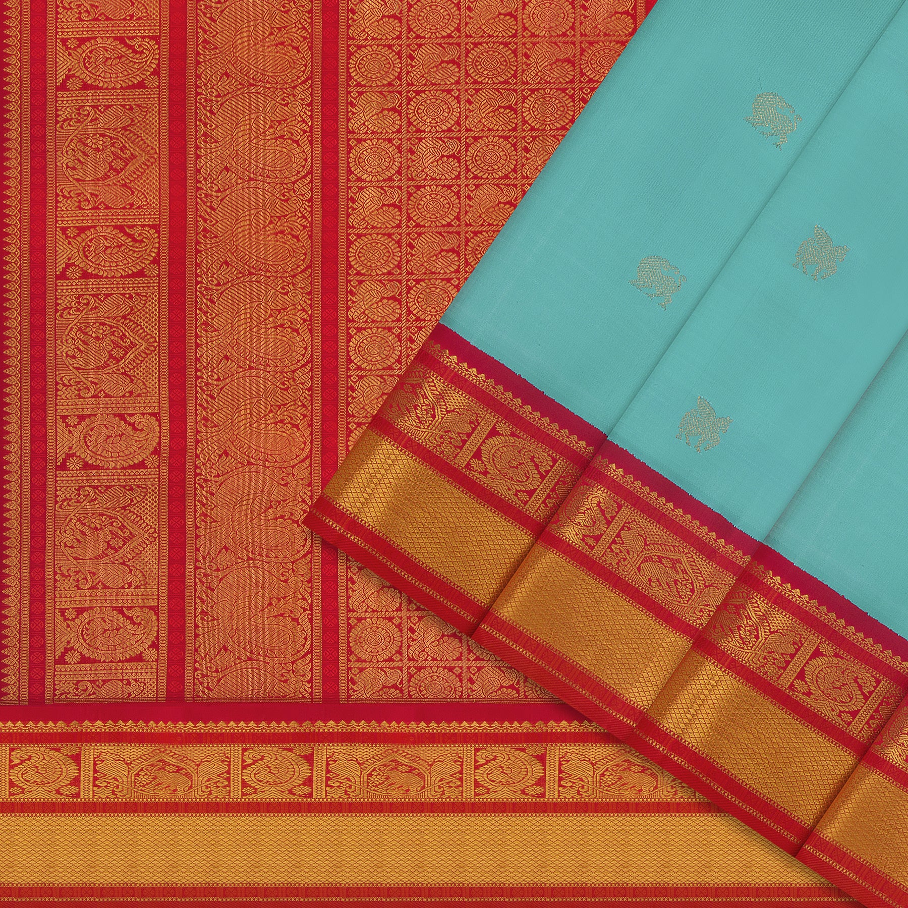 Kanakavalli Kanjivaram Silk Sari 25-110-HS001-04454 - Cover View