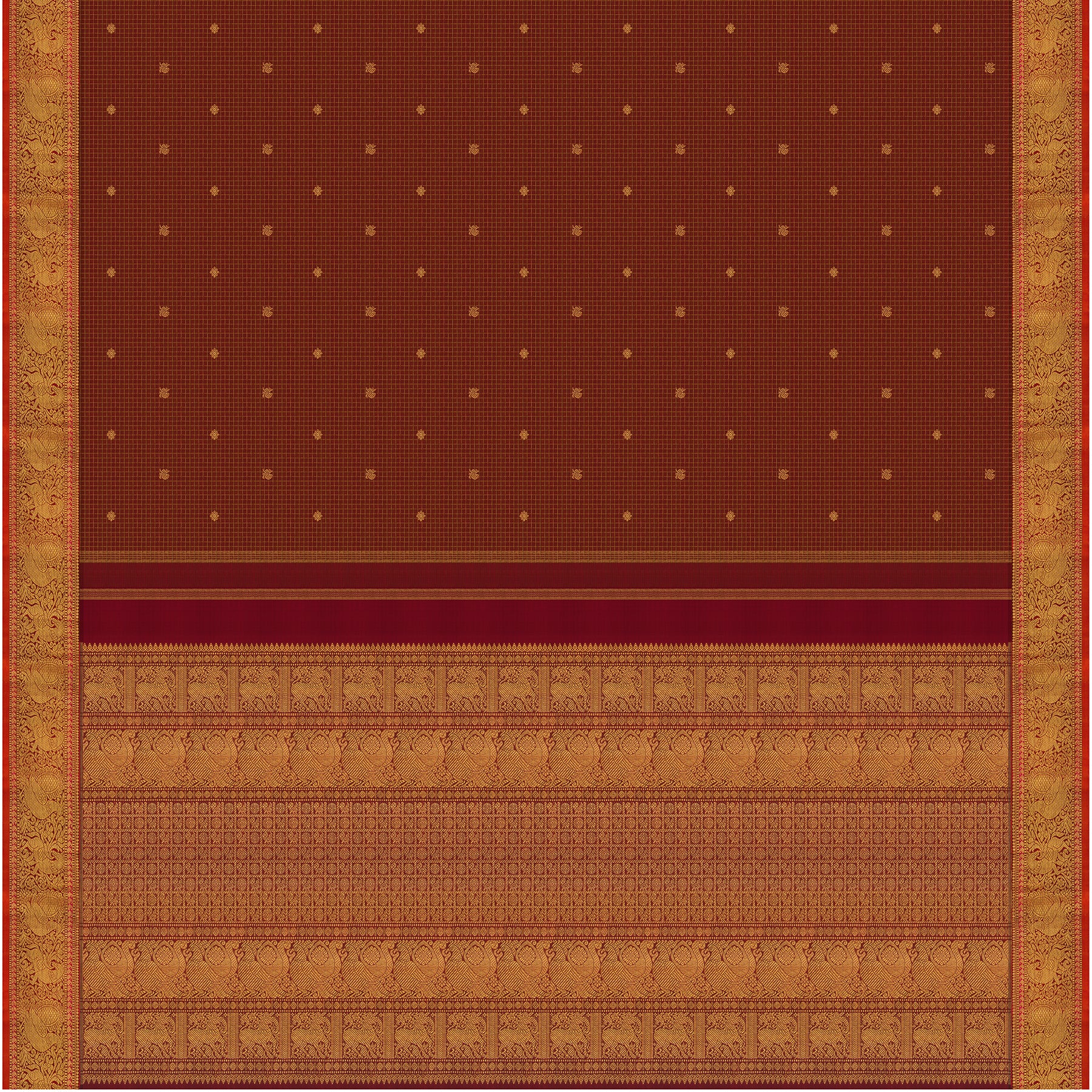 Kanakavalli Kanjivaram Silk Sari 25-110-HS001-04463 - Full View